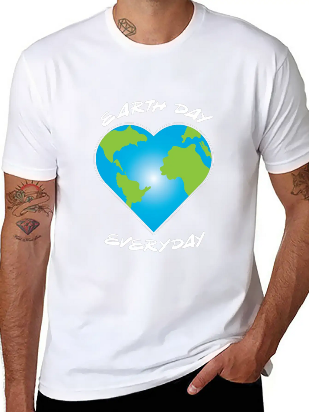 Earth Day Everyday Peace Cohesion Freedom Essential Cotton Tee For Daily Outfits – Unisex Style