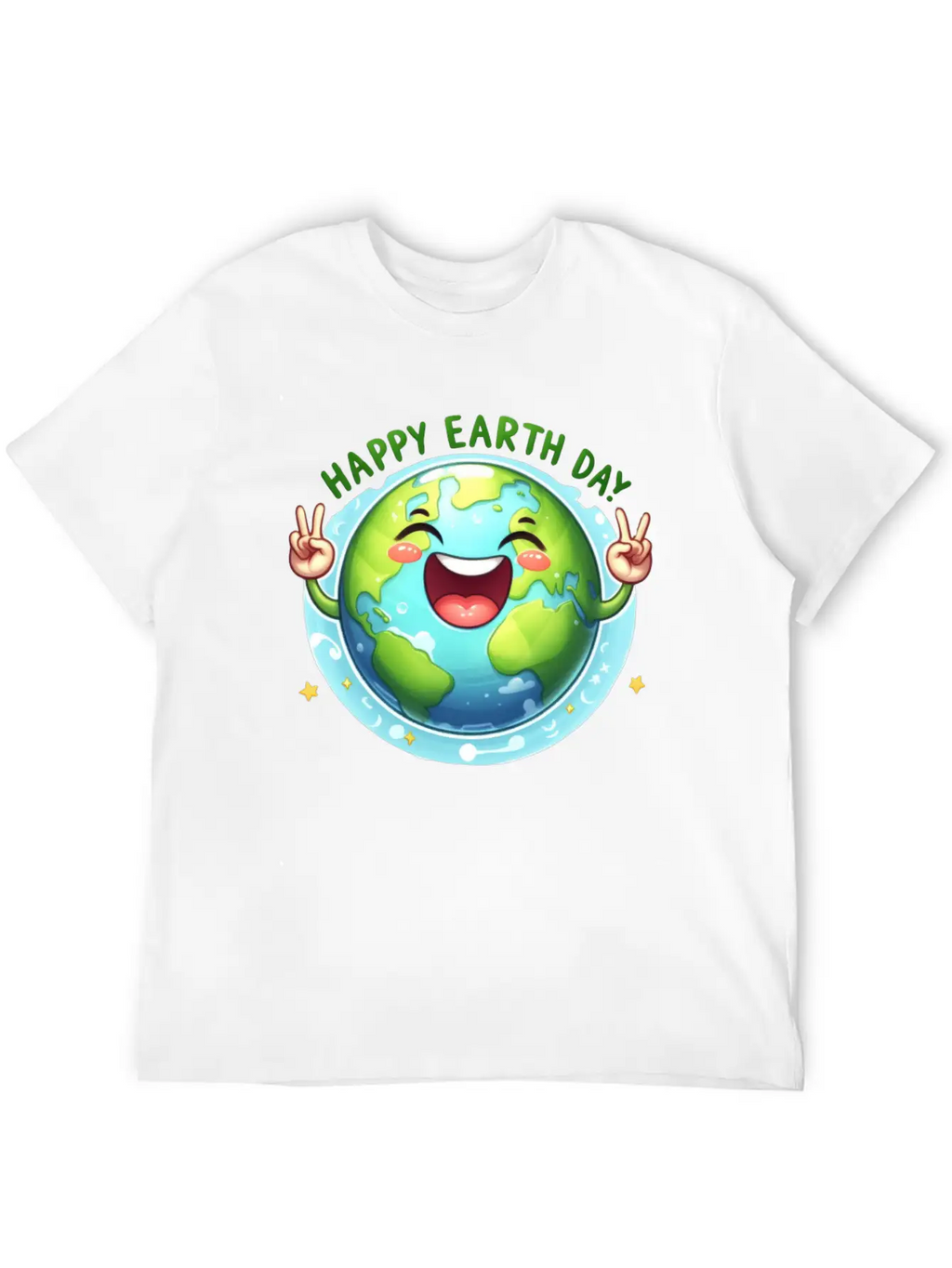 Earth Day Happy Earth Day Breathable Graphic T-Shirt – Perfect For Casual Days