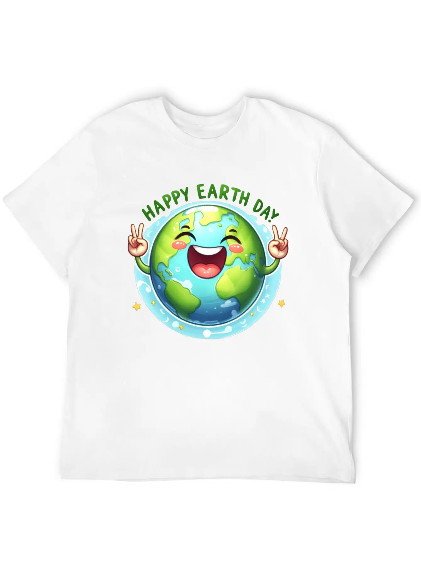 Earth Day Happy Earth Day Breathable Graphic T-Shirt – Perfect For Casual Days