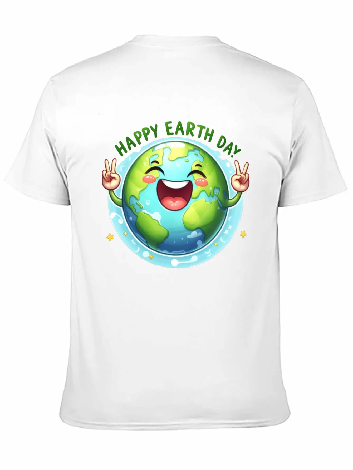Earth Day Happy Earth Day Breathable Graphic T-Shirt – Perfect For Casual Days