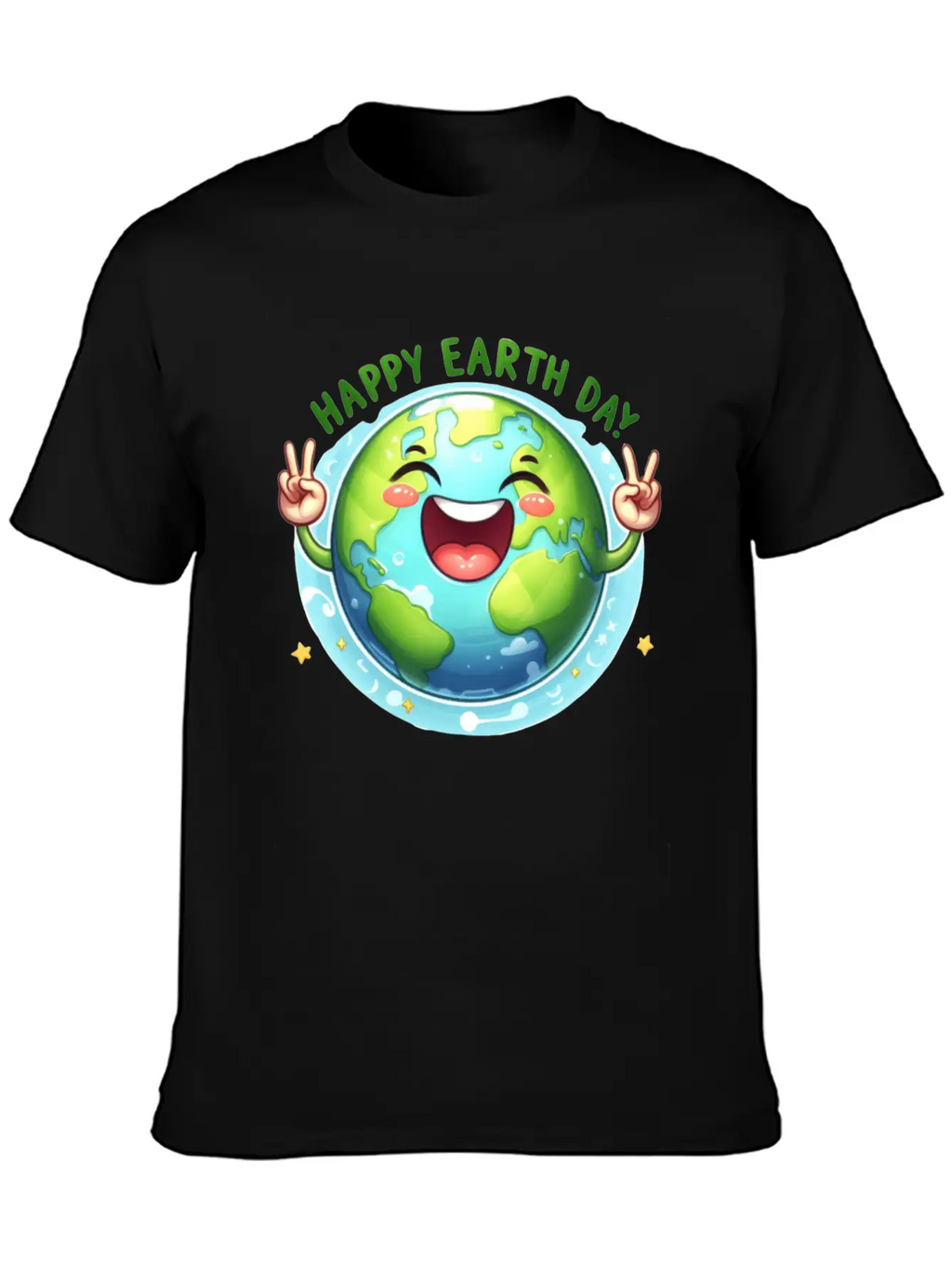 Earth Day Happy Earth Day Breathable Graphic T-Shirt – Perfect For Casual Days