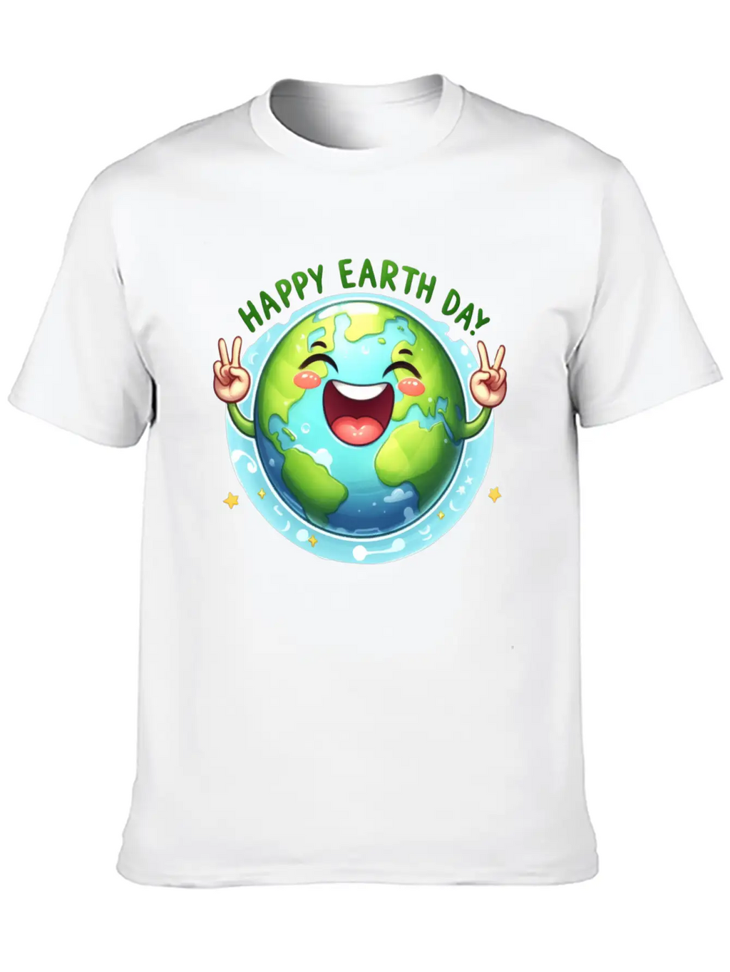 Earth Day Happy Earth Day Breathable Graphic T-Shirt – Perfect For Casual Days
