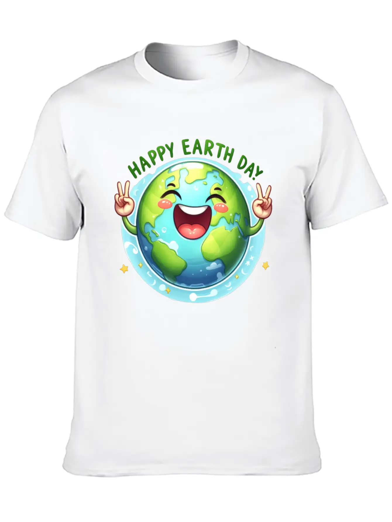 Earth Day Happy Earth Day Breathable Graphic T-Shirt – Perfect For Casual Days