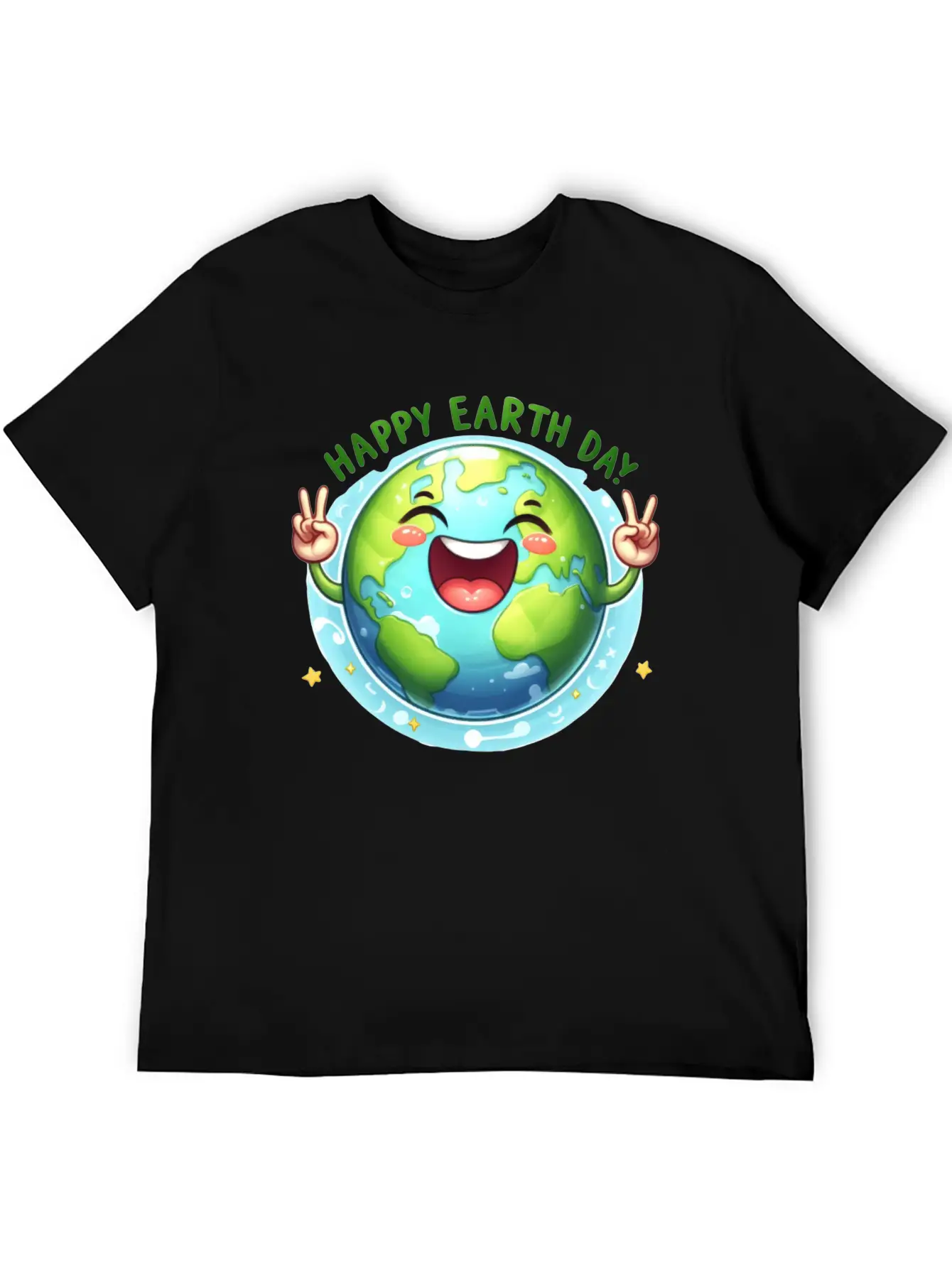Earth Day Happy Earth Day Breathable Graphic T-Shirt – Perfect For Casual Days