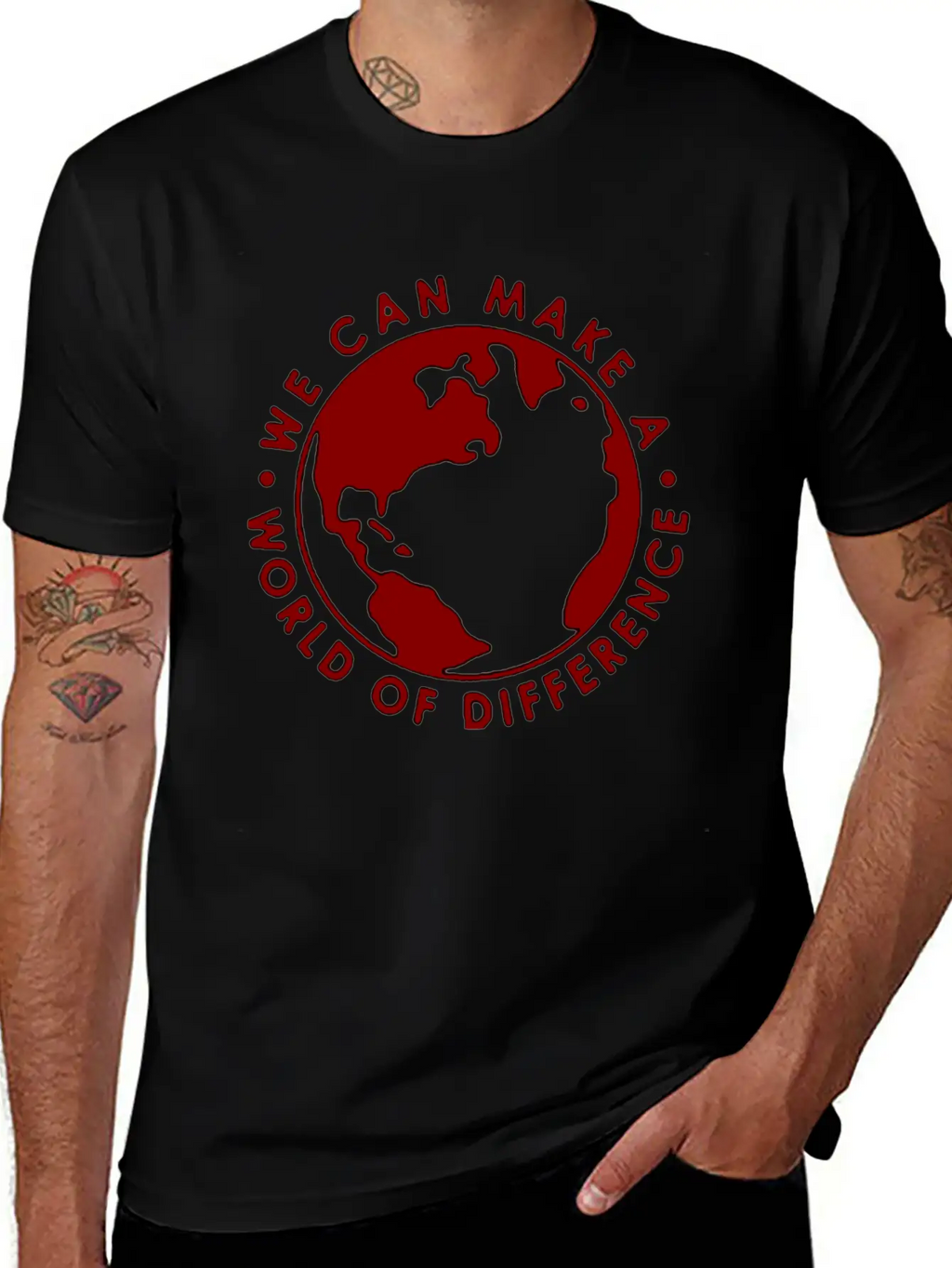 Earth Idea Essential Cotton Tee For Daily Outfits – Unisex Style