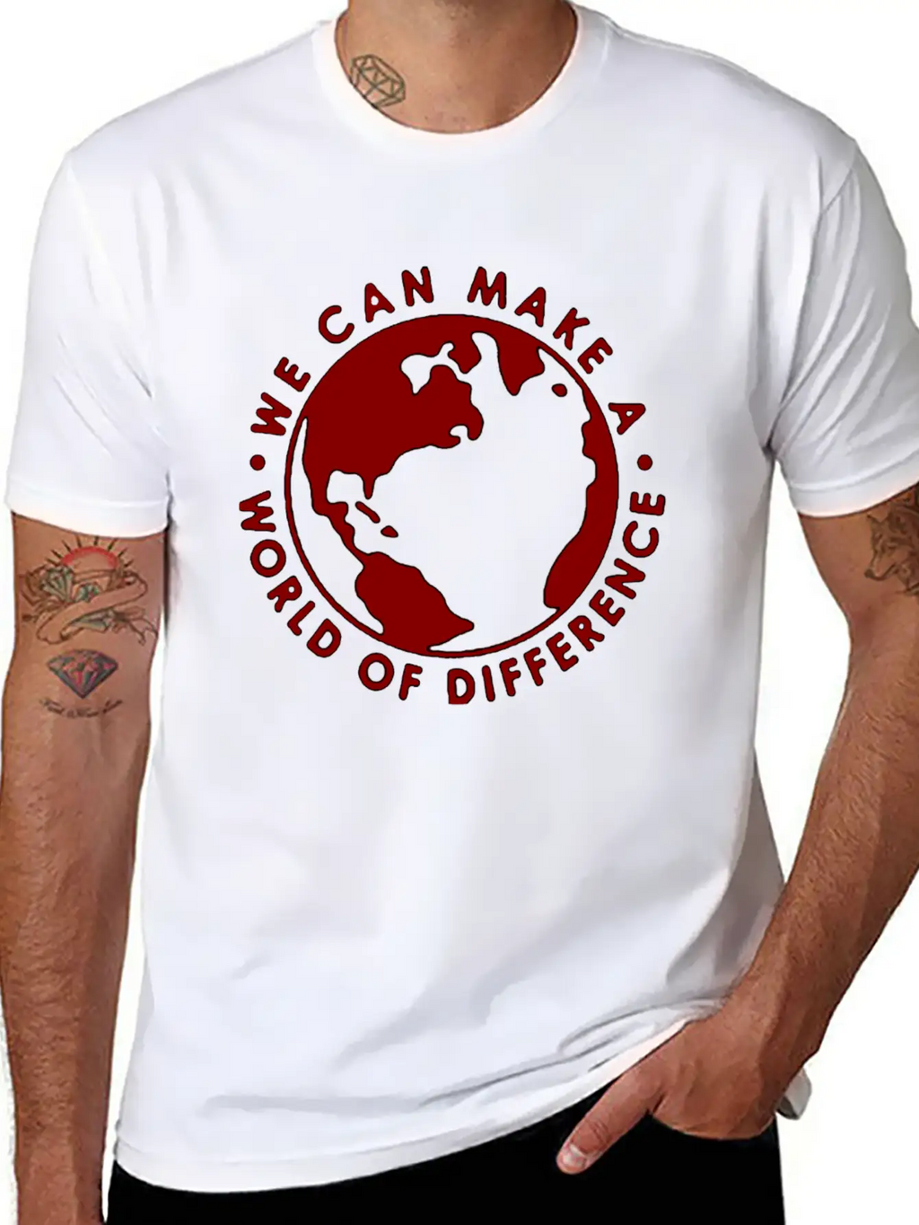 Earth Idea Essential Cotton Tee For Daily Outfits – Unisex Style