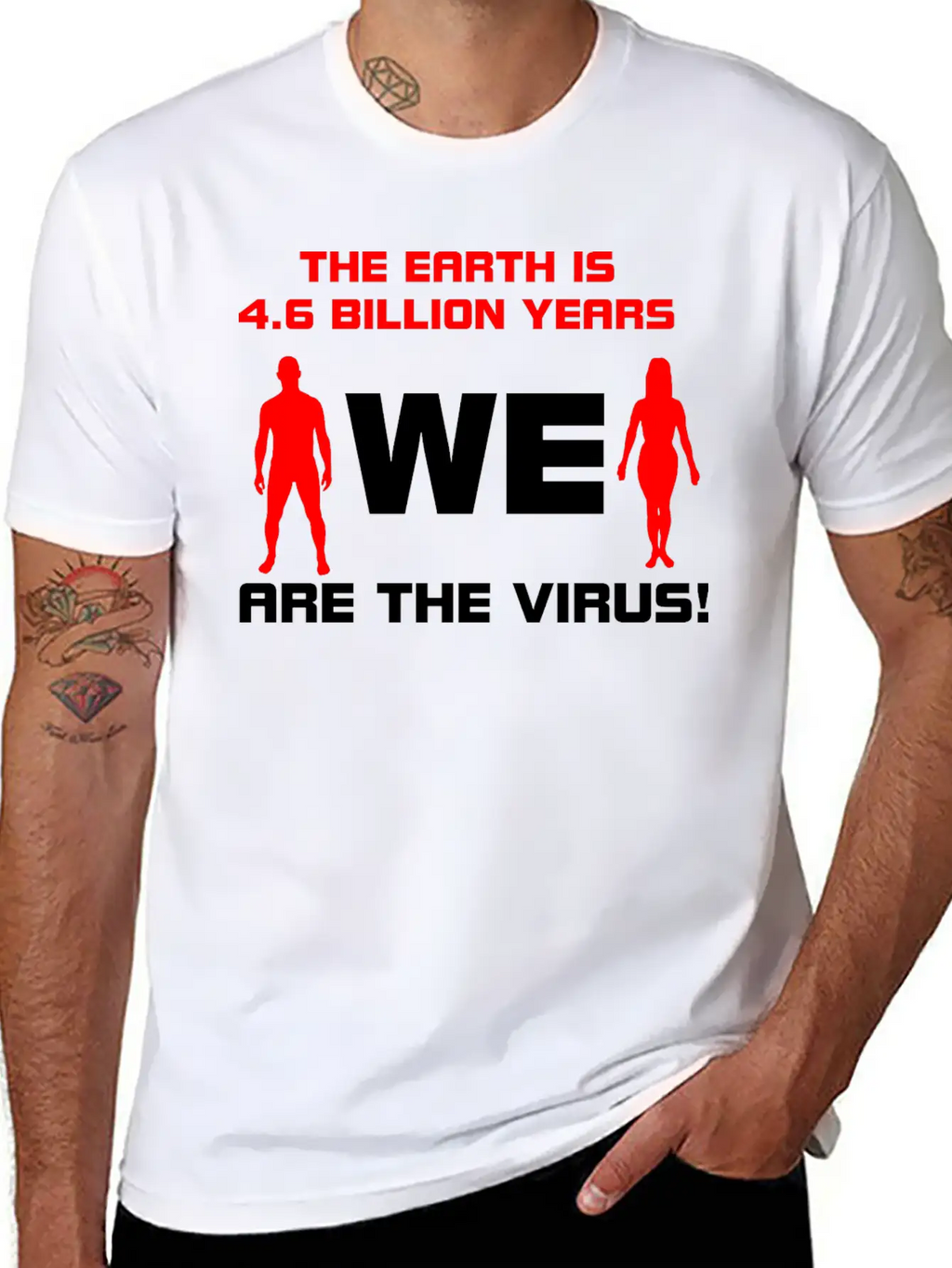 Earth Is 4.6 Billion Years Old With Text Classic Cotton Tee – Unisex Comfort For Any Season