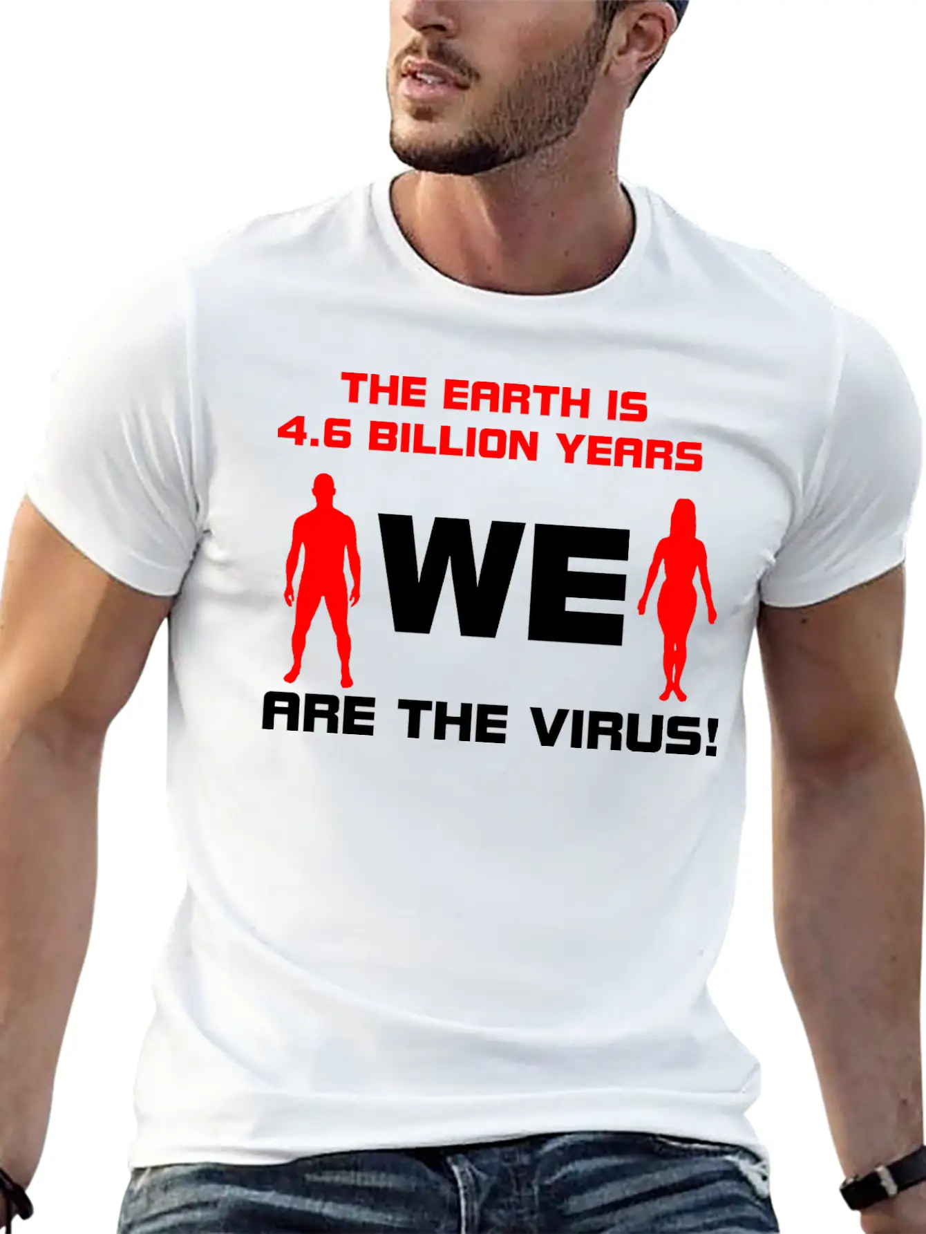 Earth Is 4.6 Billion Years Old With Text Classic Cotton Tee – Unisex Comfort For Any Season