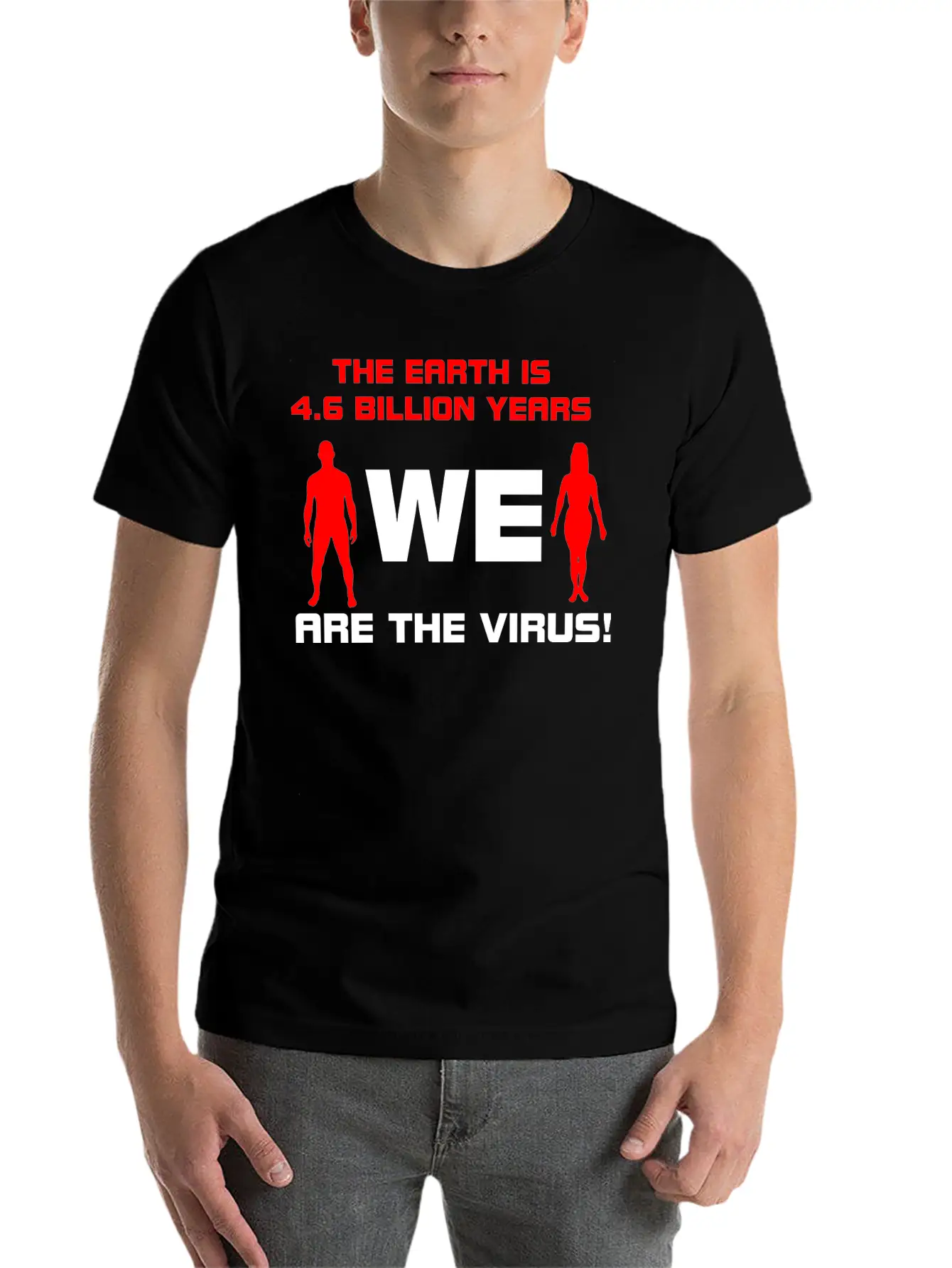 Earth Is 4.6 Billion Years Old With Text Classic Cotton Tee – Unisex Comfort For Any Season