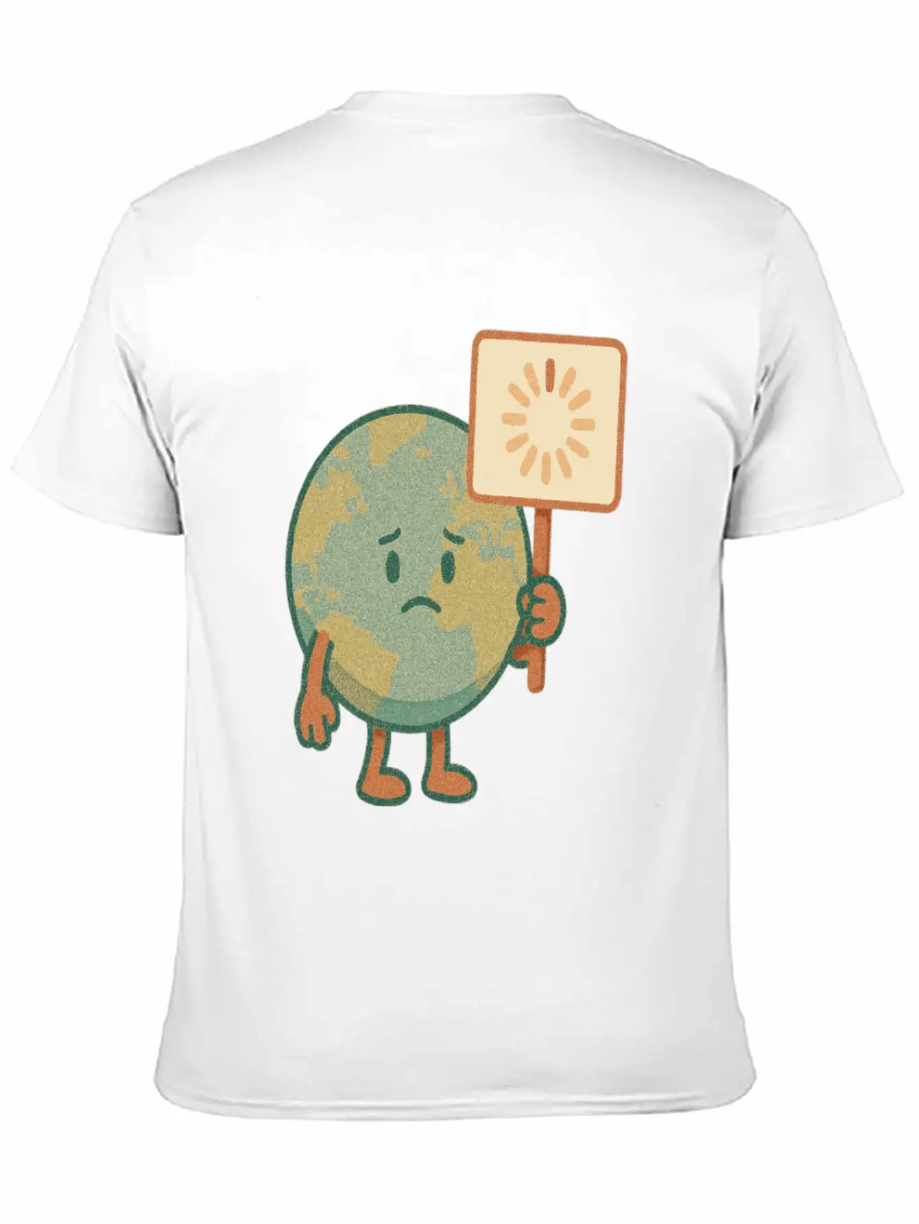 Earth Is Loading... Please Wait Classic Cotton Tee – Unisex Comfort For Any Season