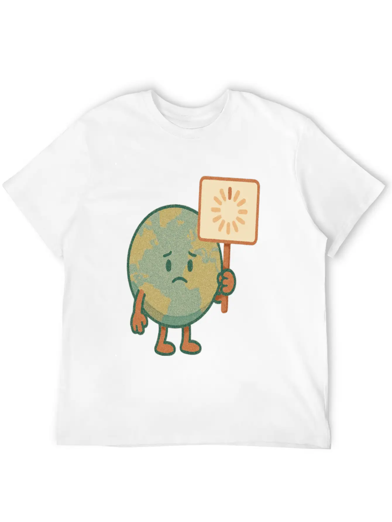 Earth Is Loading... Please Wait Classic Cotton Tee – Unisex Comfort For Any Season