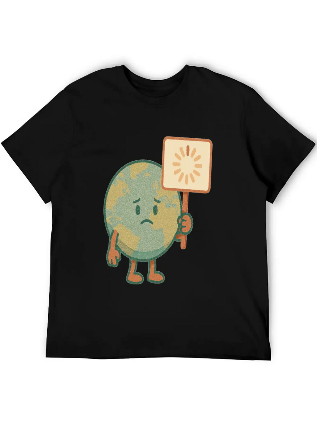 Earth Is Loading... Please Wait Classic Cotton Tee – Unisex Comfort For Any Season