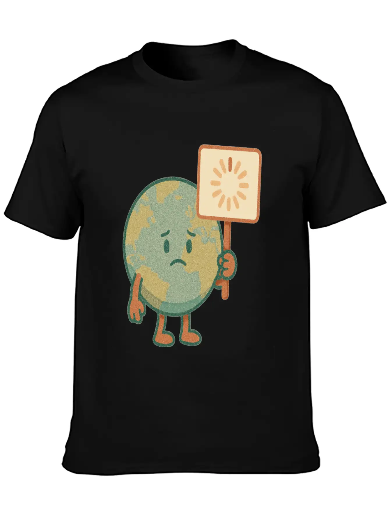 Earth Is Loading... Please Wait Classic Cotton Tee – Unisex Comfort For Any Season