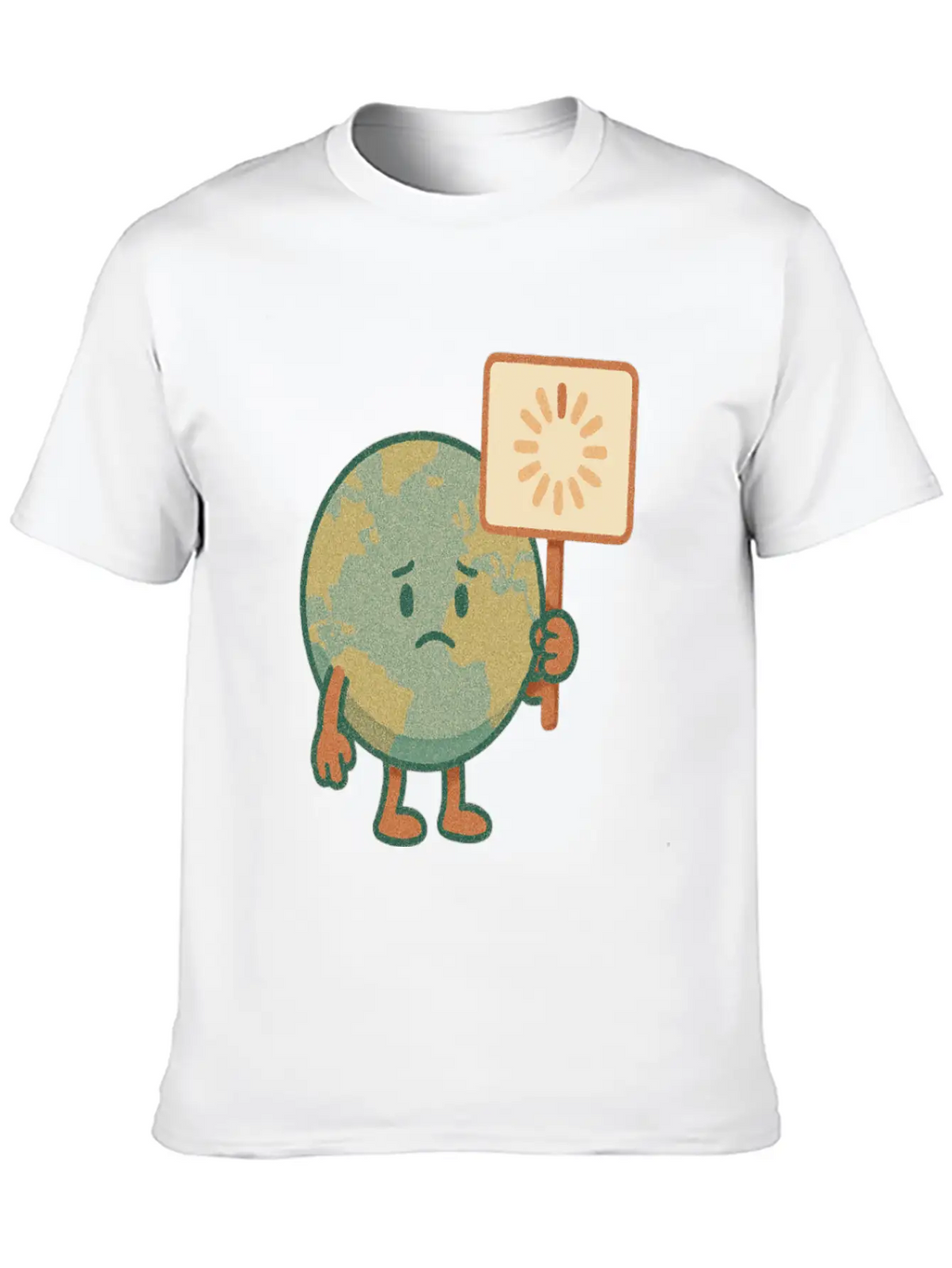 Earth Is Loading... Please Wait Classic Cotton Tee – Unisex Comfort For Any Season