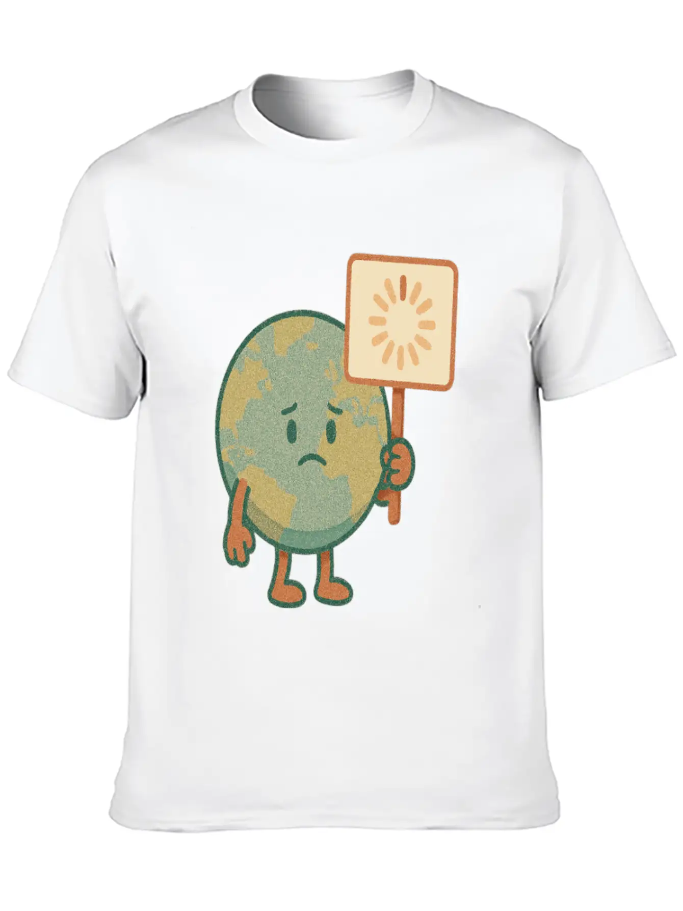 Earth Is Loading... Please Wait Classic Cotton Tee – Unisex Comfort For Any Season