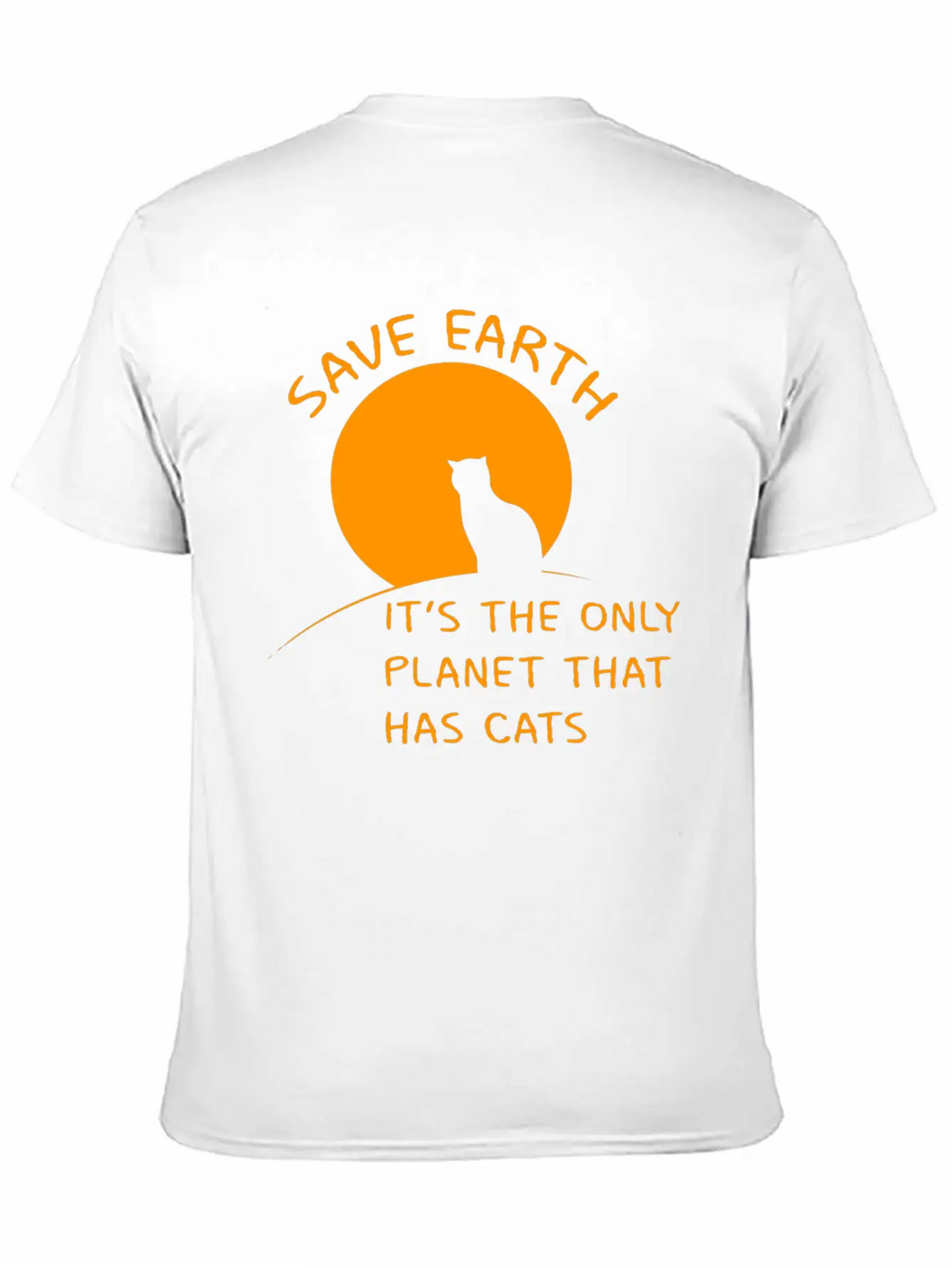 Earth Planet Cats Gift Ecology Climate Change Classic Cotton Tee – Unisex Comfort For Any Season