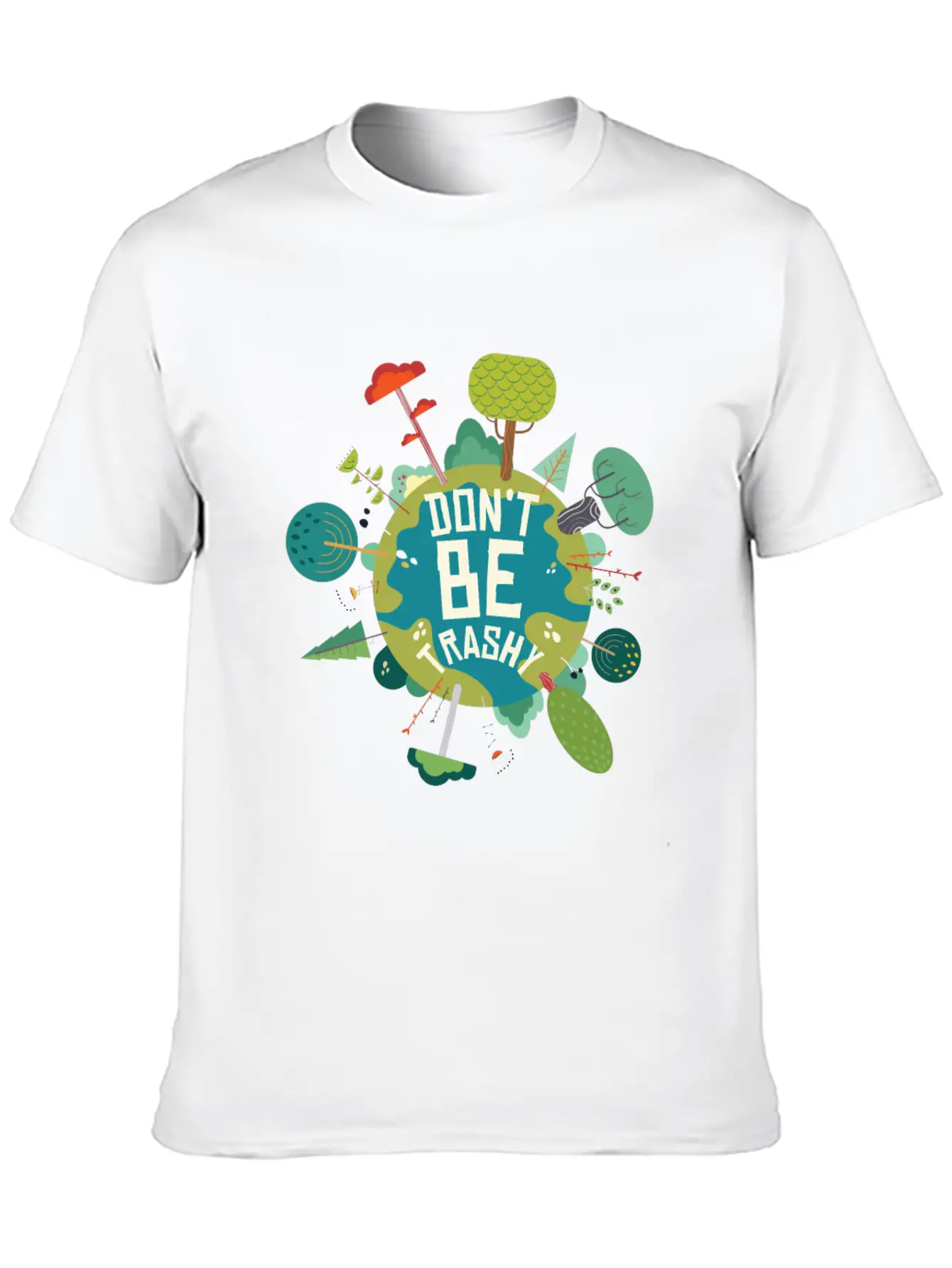 Earth’s Care Tee - Don’t Be Trashy, Save It Stylish Everyday T-Shirt – Unisex Basic Cotton Tee