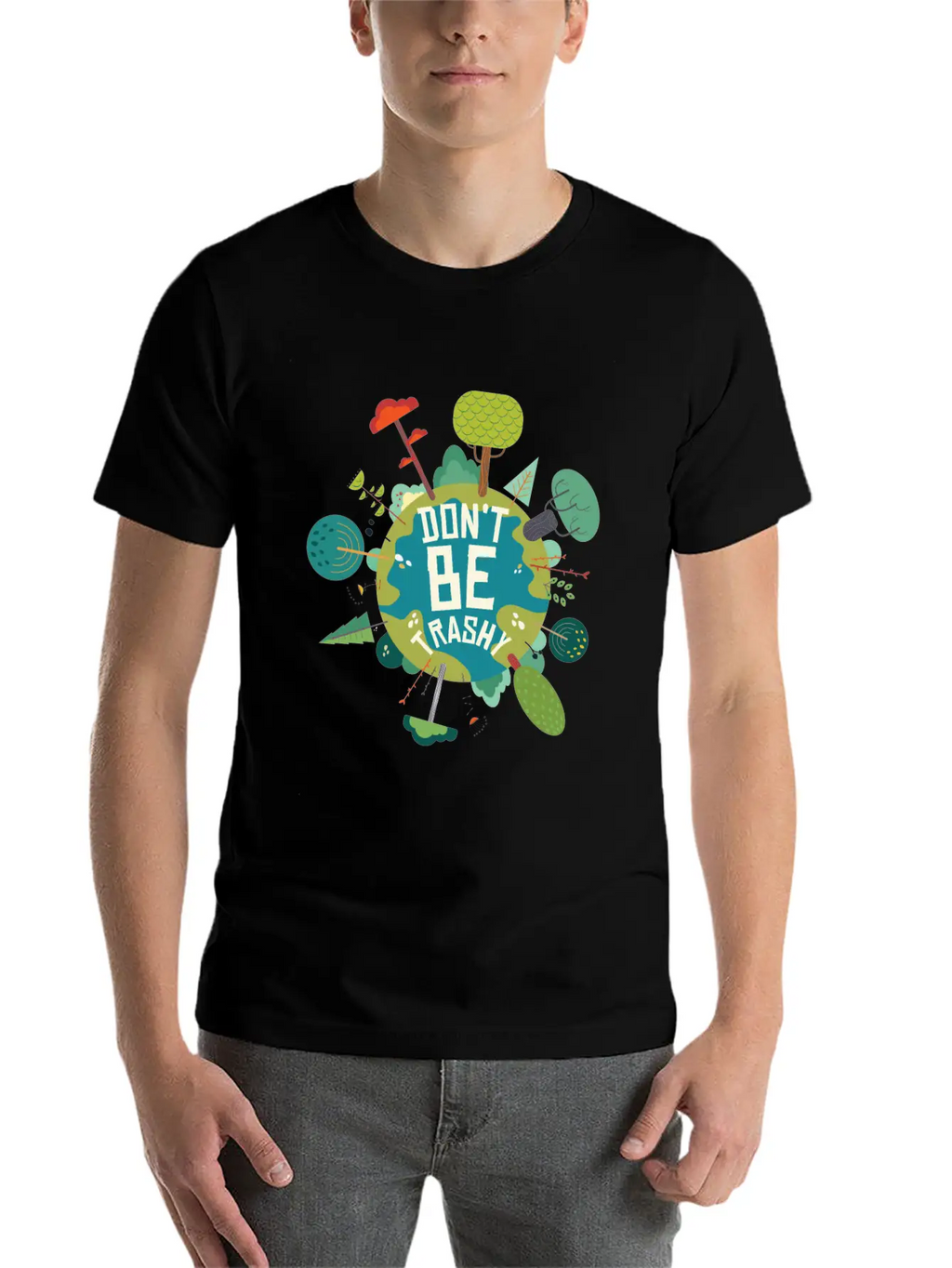 Earth’s Care Tee - Don’t Be Trashy, Save It Stylish Everyday T-Shirt – Unisex Basic Cotton Tee
