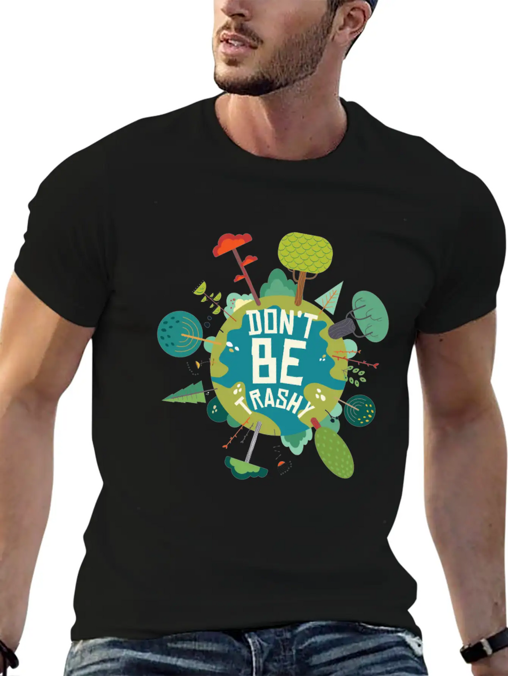 Earth’s Care Tee - Don’t Be Trashy, Save It Stylish Everyday T-Shirt – Unisex Basic Cotton Tee