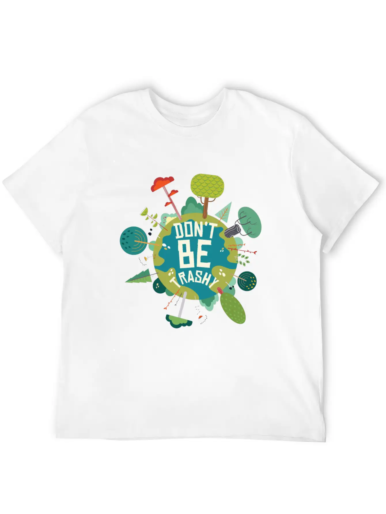 Earth’s Care Tee - Don’t Be Trashy, Save It Stylish Everyday T-Shirt – Unisex Basic Cotton Tee