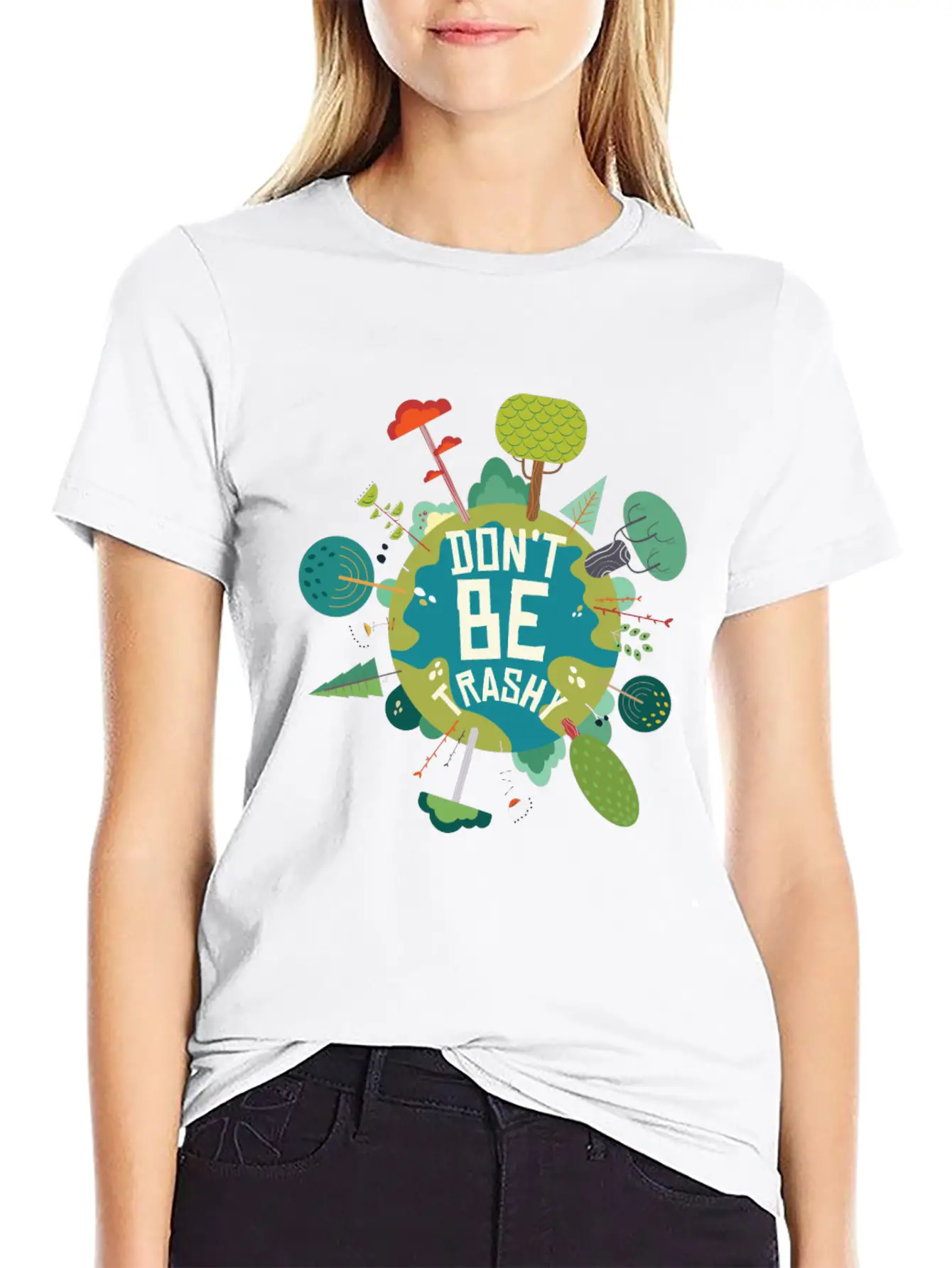 Earth’s Care Tee - Don’t Be Trashy, Save It Stylish Everyday T-Shirt – Unisex Basic Cotton Tee