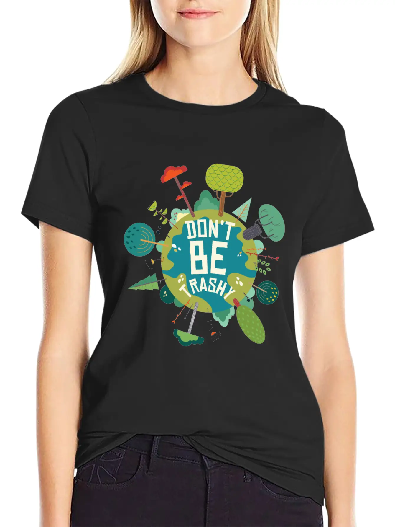 Earth’s Care Tee - Don’t Be Trashy, Save It Stylish Everyday T-Shirt – Unisex Basic Cotton Tee