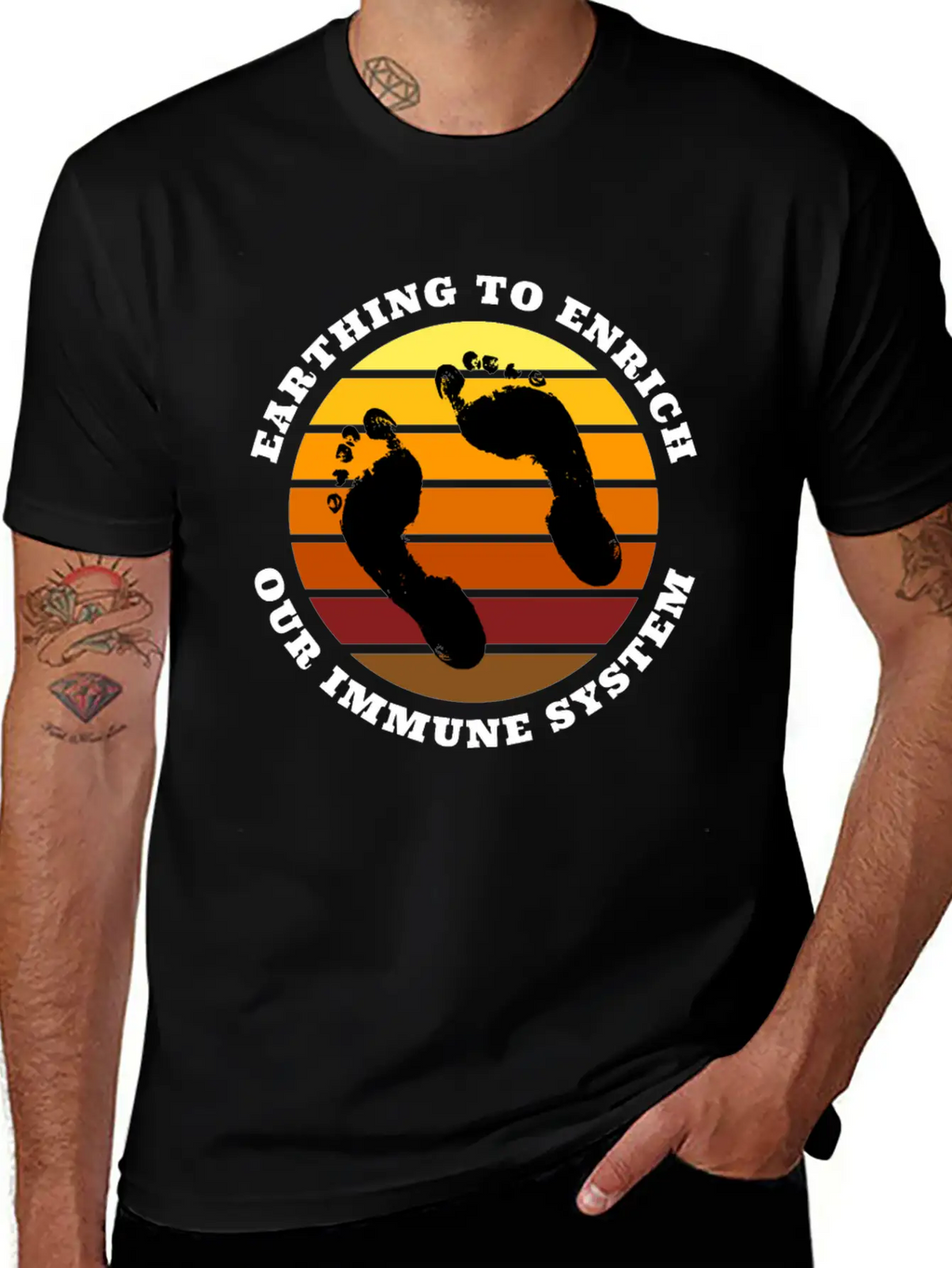 Earthing To Enrich Our Immune System Relaxed Everyday Tee – Lightweight And Durable Cotton