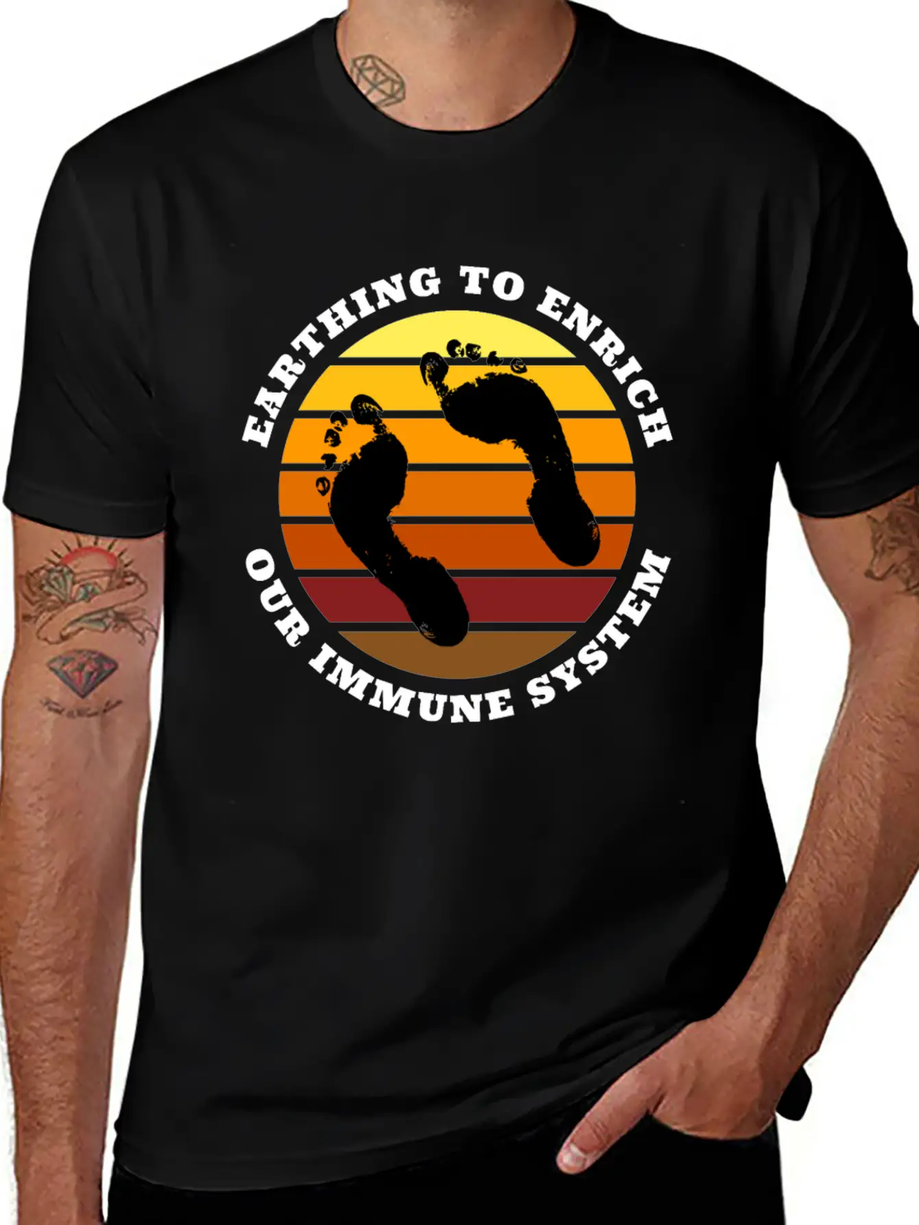 Earthing To Enrich Our Immune System Relaxed Everyday Tee – Lightweight And Durable Cotton