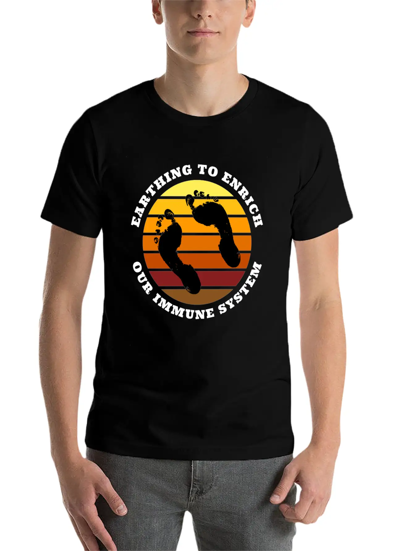 Earthing To Enrich Our Immune System Relaxed Everyday Tee – Lightweight And Durable Cotton