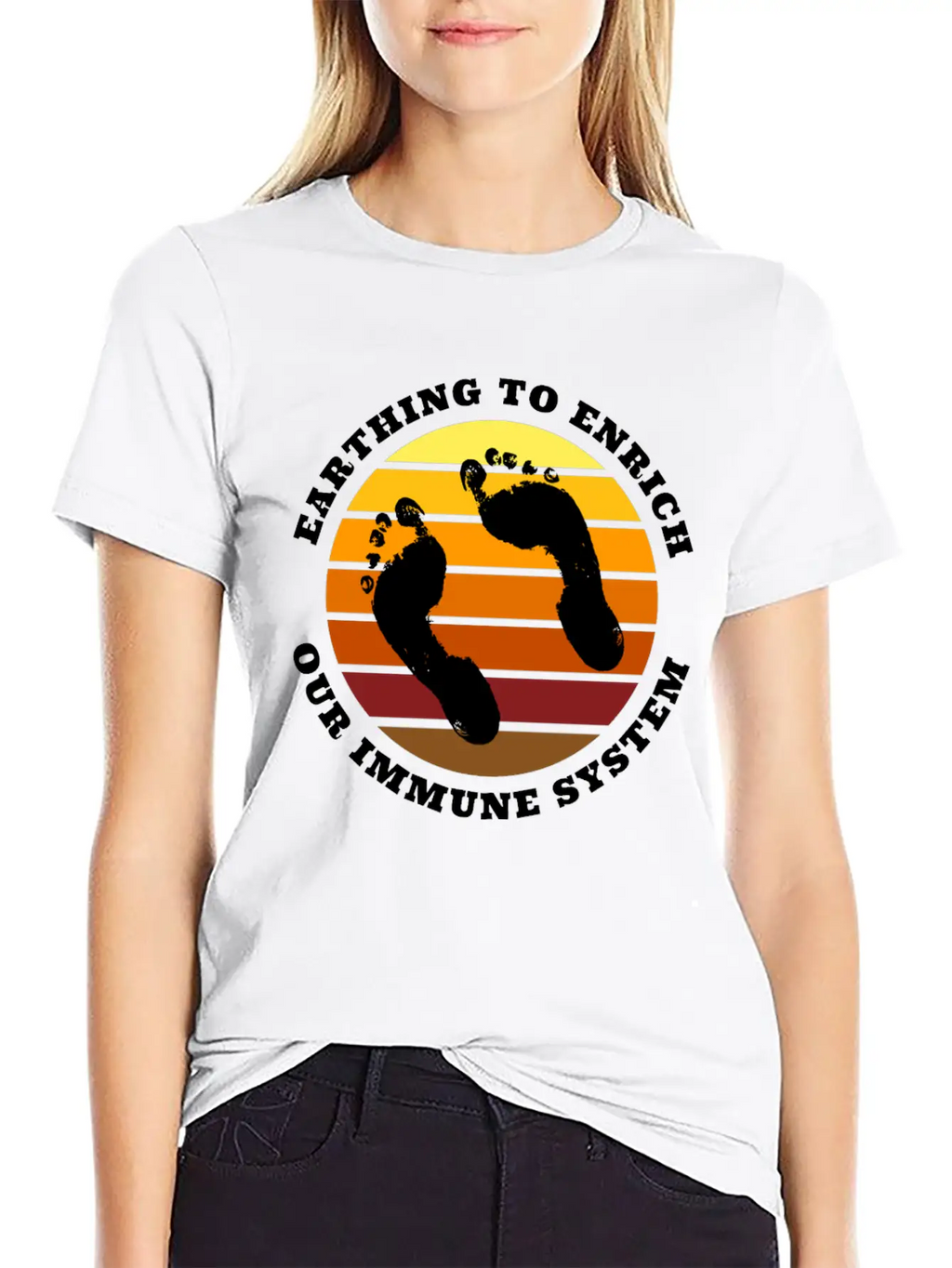 Earthing To Enrich Our Immune System Relaxed Everyday Tee – Lightweight And Durable Cotton