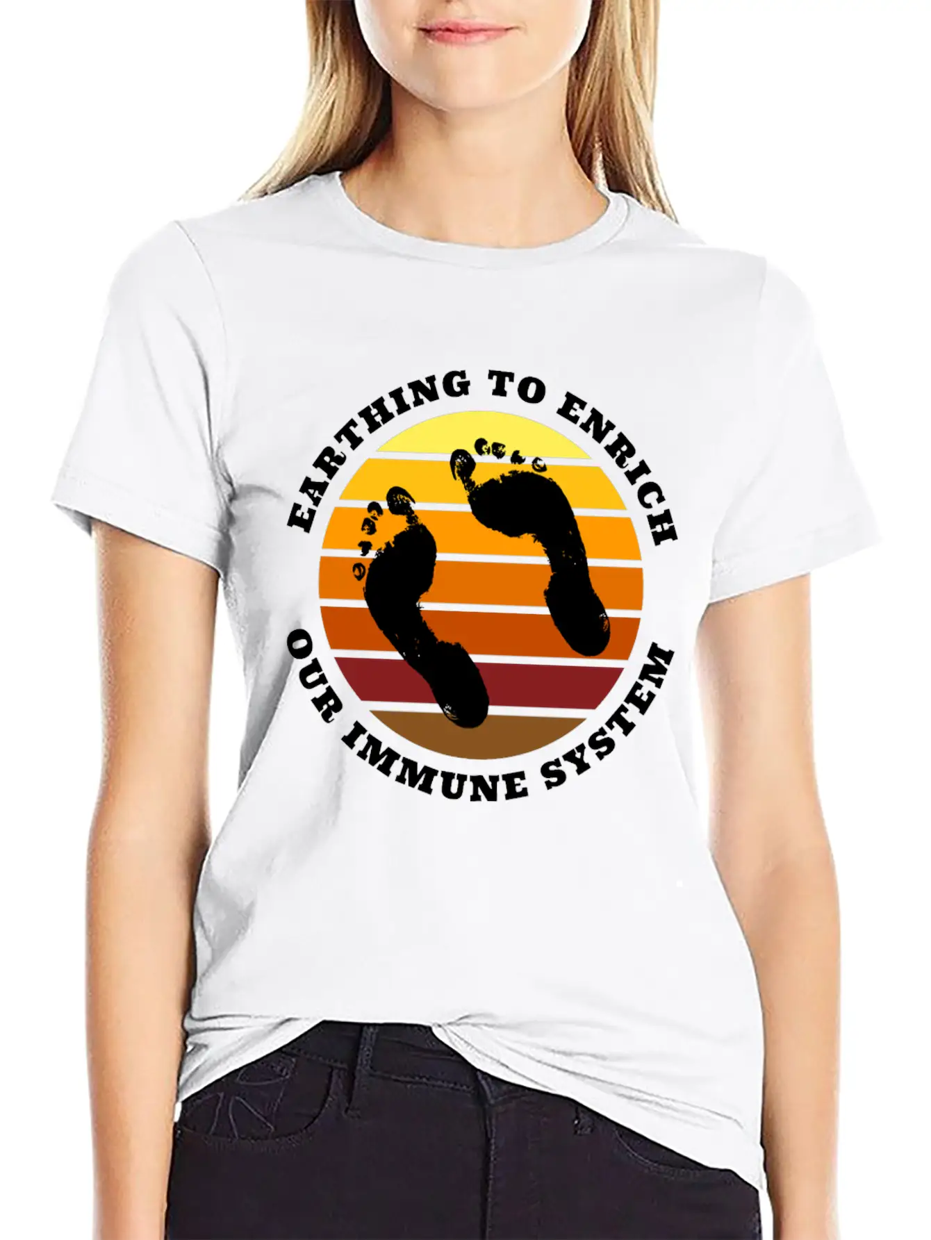 Earthing To Enrich Our Immune System Relaxed Everyday Tee – Lightweight And Durable Cotton