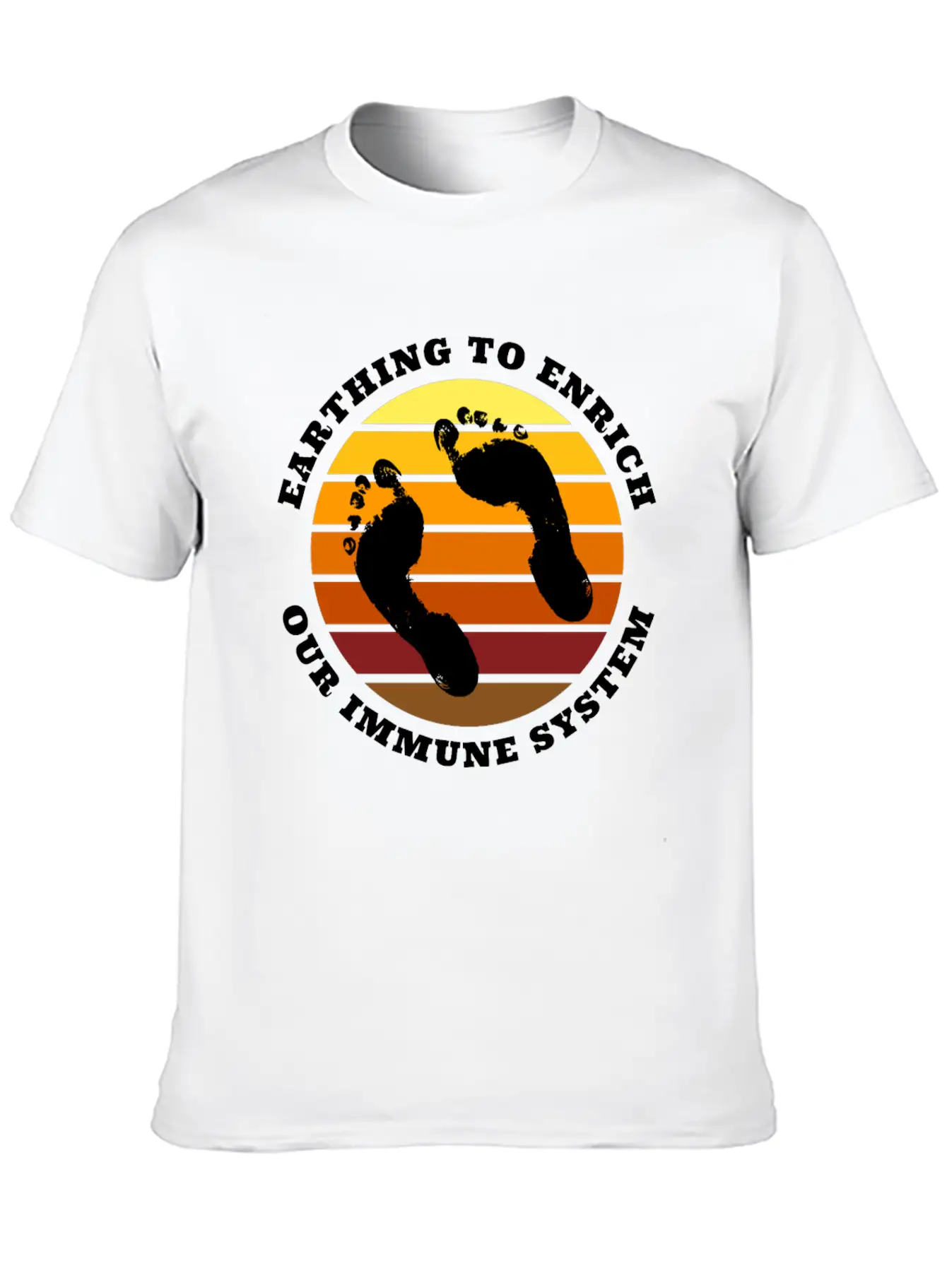 Earthing To Enrich Our Immune System Relaxed Everyday Tee – Lightweight And Durable Cotton