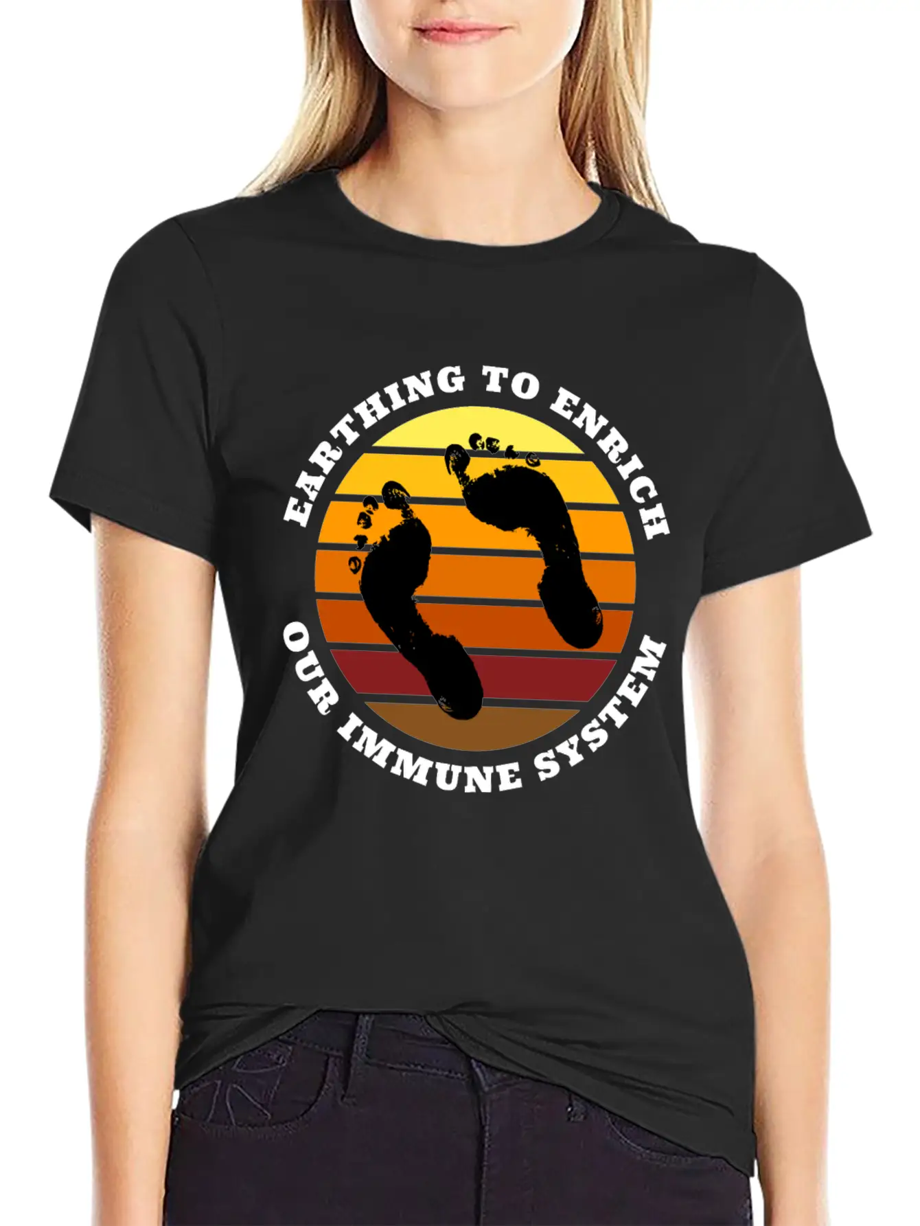 Earthing To Enrich Our Immune System Relaxed Everyday Tee – Lightweight And Durable Cotton