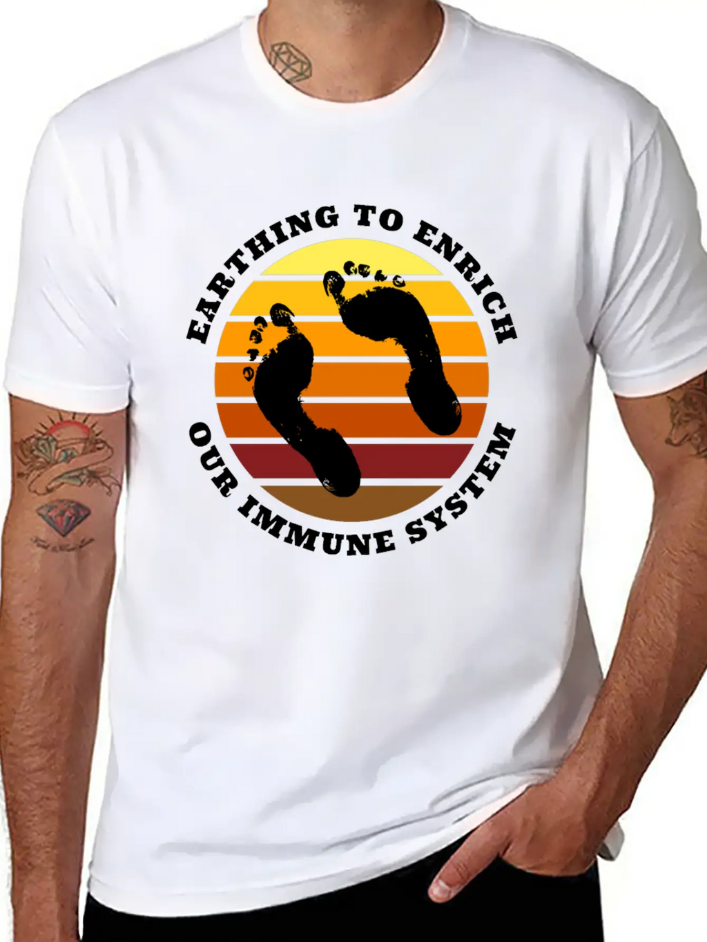 Earthing To Enrich Our Immune System Relaxed Everyday Tee – Lightweight And Durable Cotton