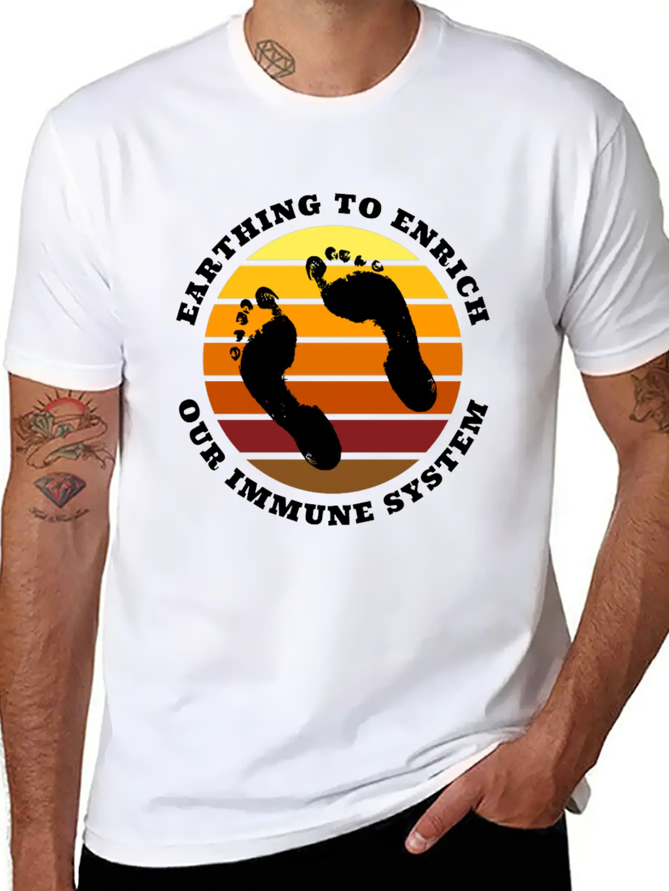 Earthing To Enrich Our Immune System Relaxed Everyday Tee – Lightweight And Durable Cotton