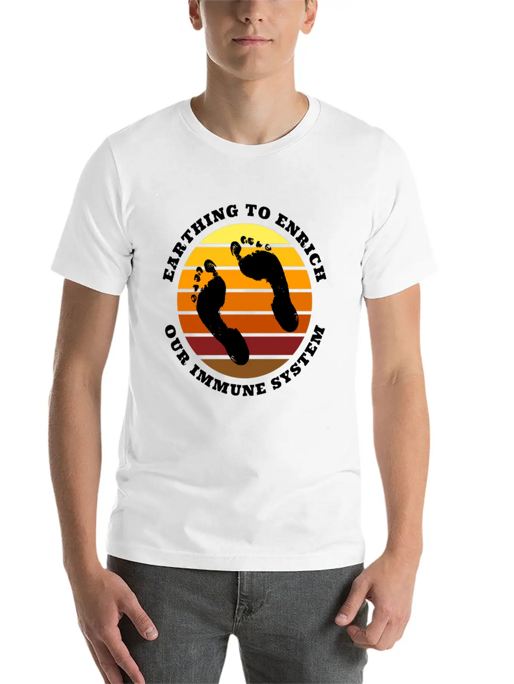 Earthing To Enrich Our Immune System Relaxed Everyday Tee – Lightweight And Durable Cotton