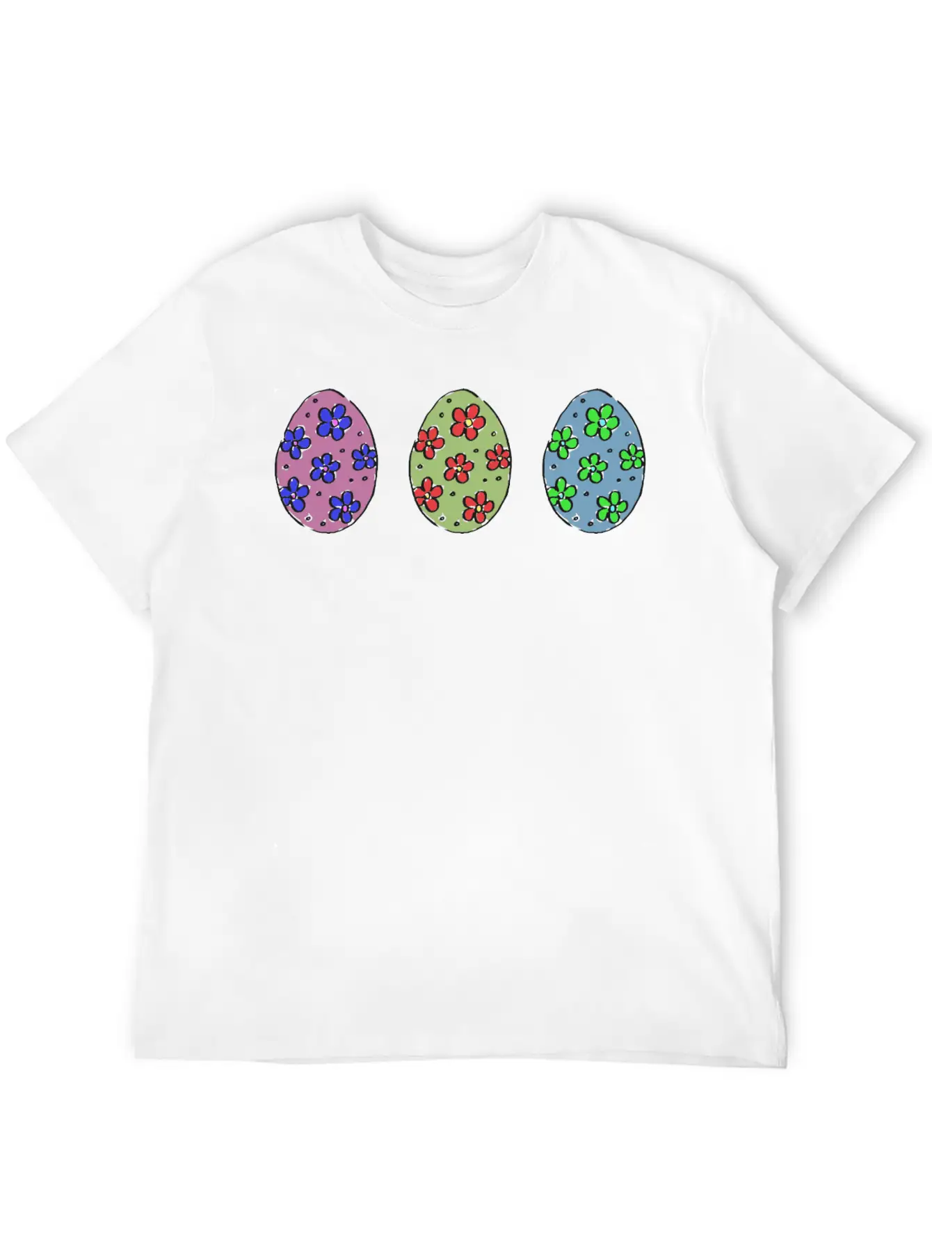 Easter Eggs 5 Basic Graphic T-Shirt – Daily Comfort In Soft Cotton