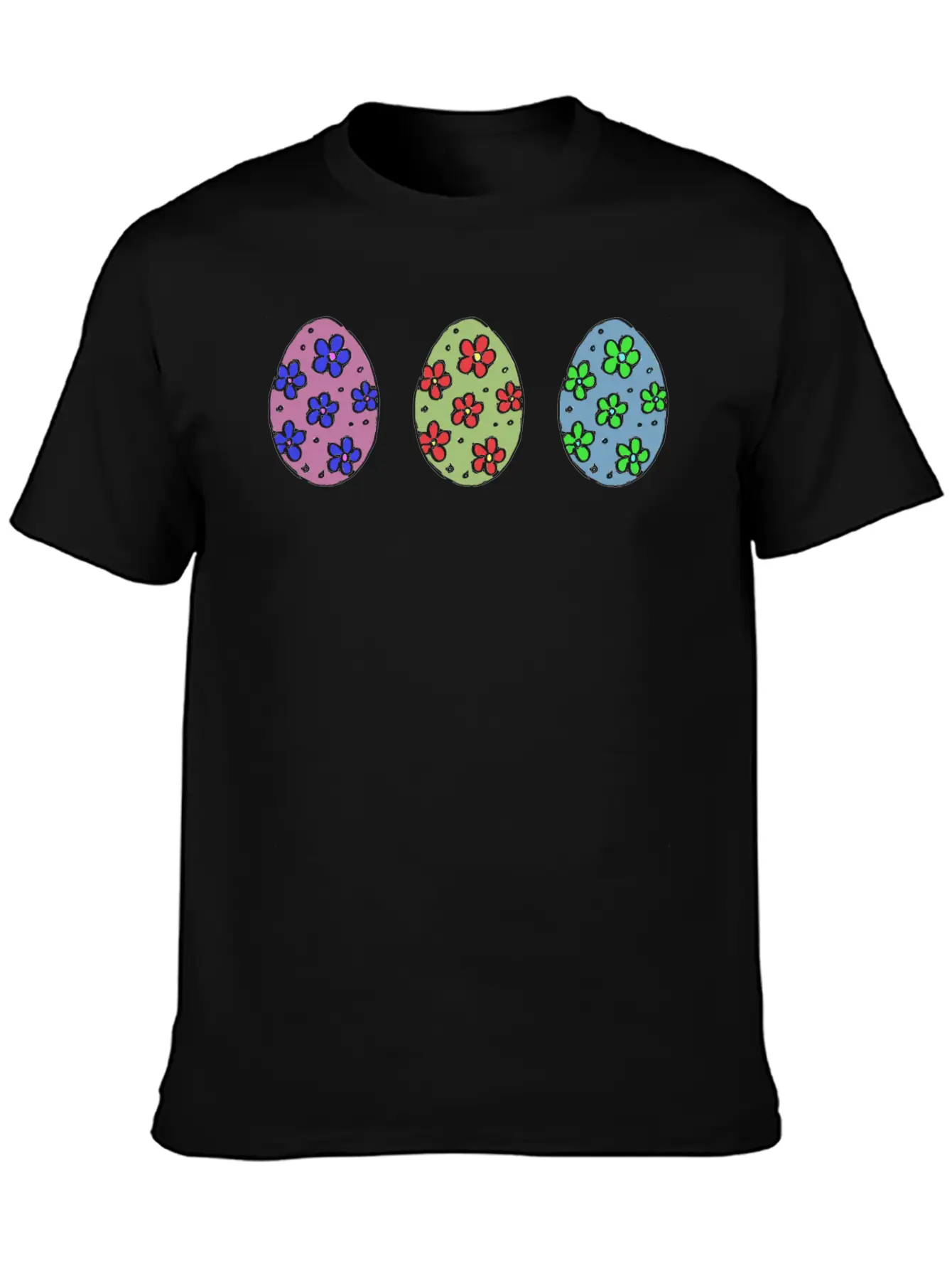 Easter Eggs 5 Basic Graphic T-Shirt – Daily Comfort In Soft Cotton