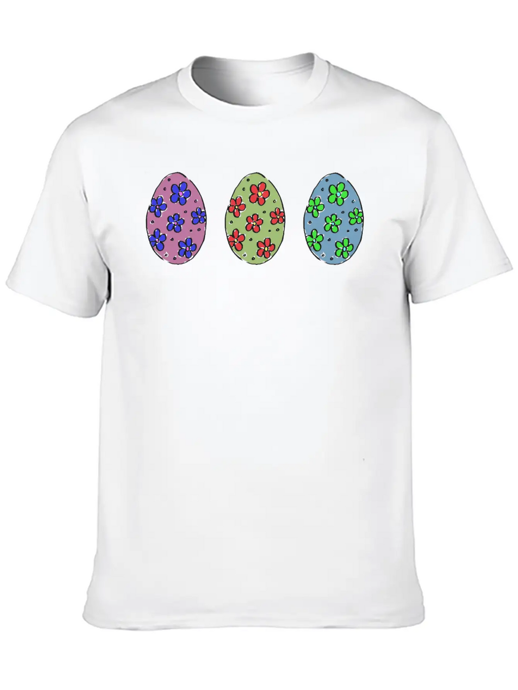 Easter Eggs 5 Basic Graphic T-Shirt – Daily Comfort In Soft Cotton