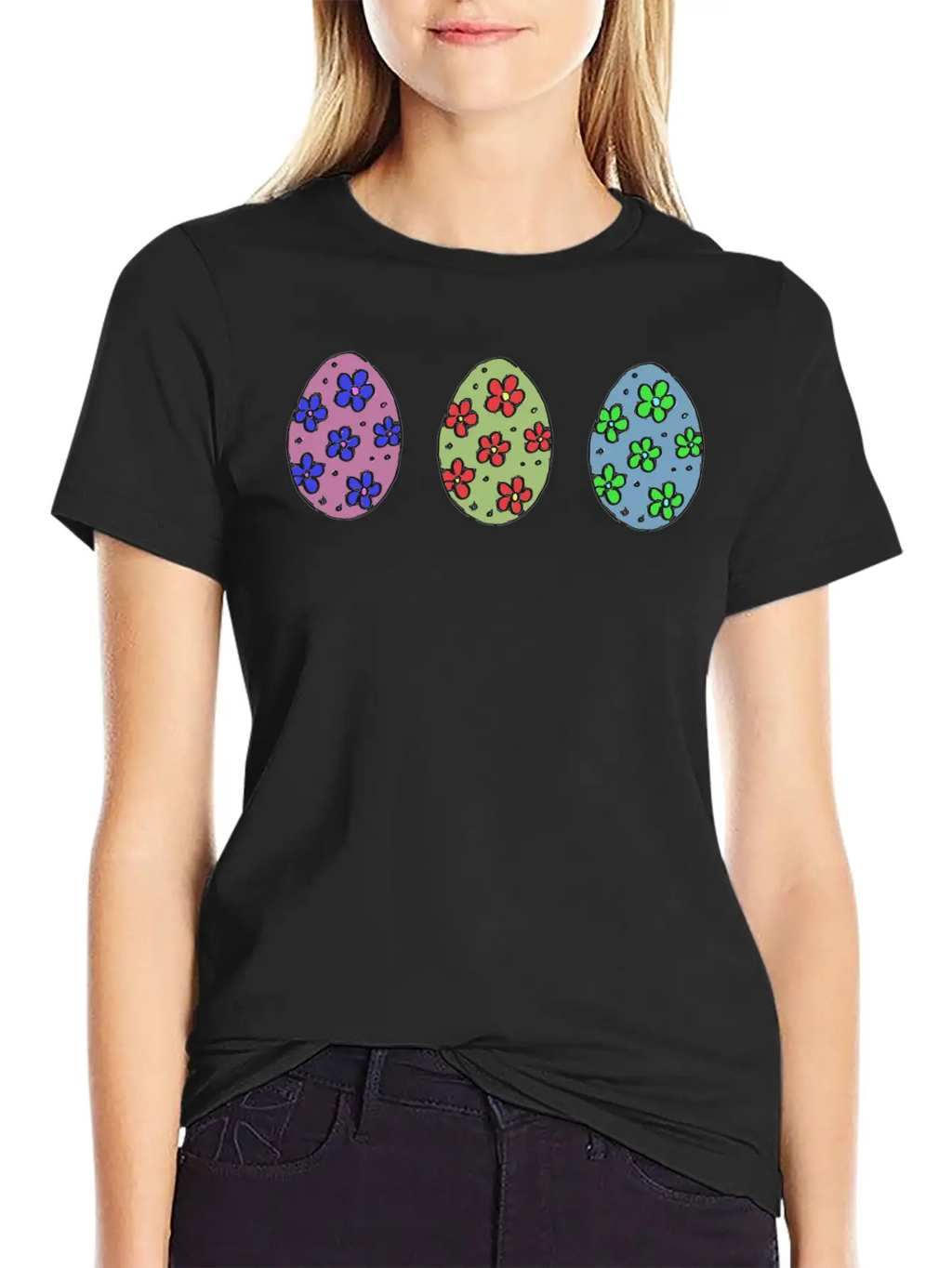 Easter Eggs 5 Basic Graphic T-Shirt – Daily Comfort In Soft Cotton