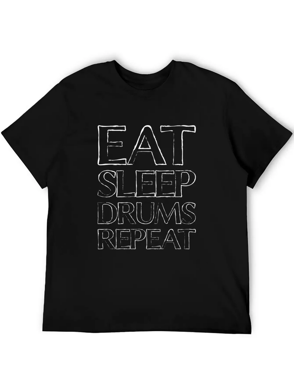 Eat Sleep Drums Stylish Everyday T-Shirt – Unisex Basic Cotton Tee