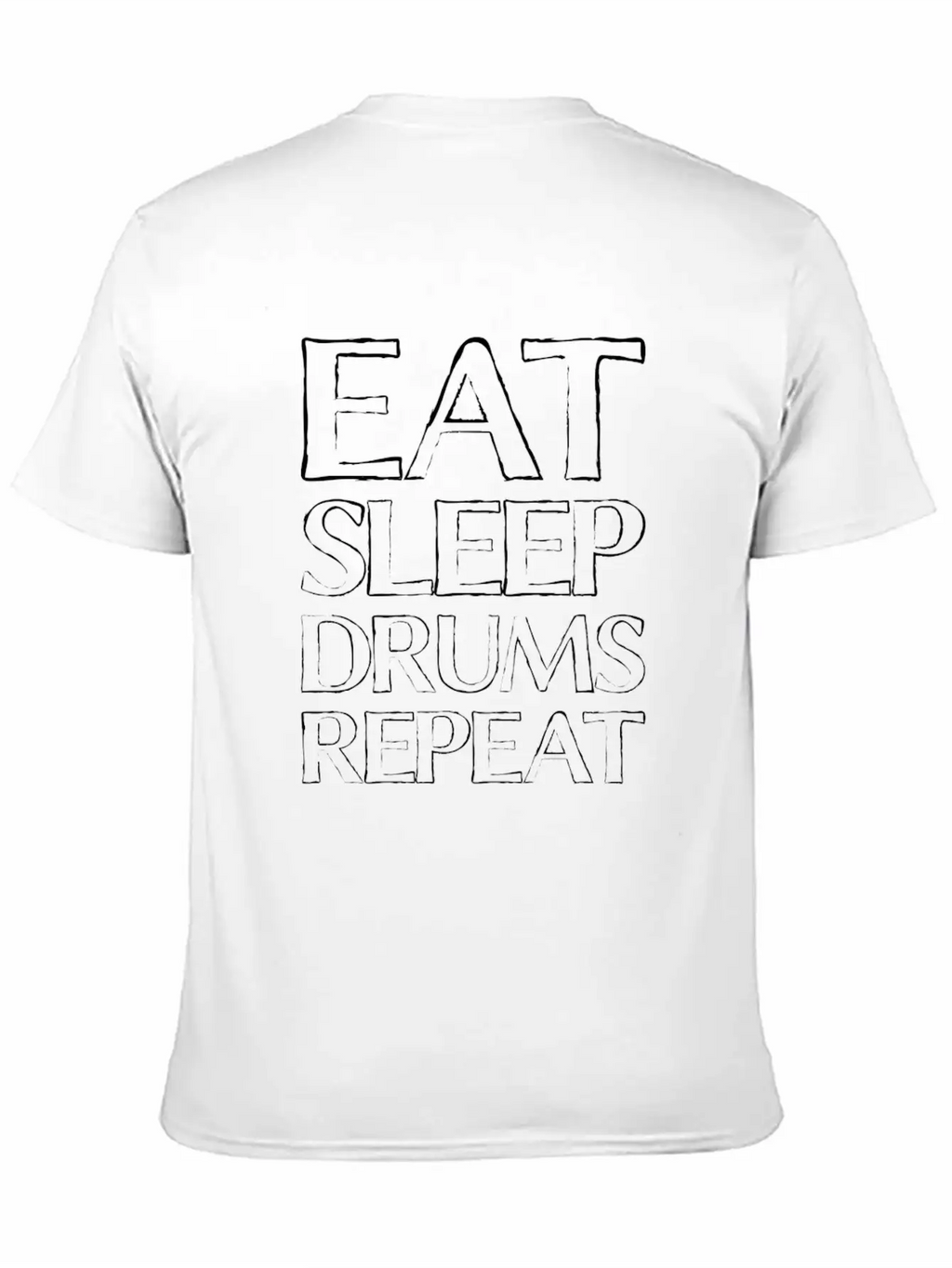 Eat Sleep Drums Stylish Everyday T-Shirt – Unisex Basic Cotton Tee