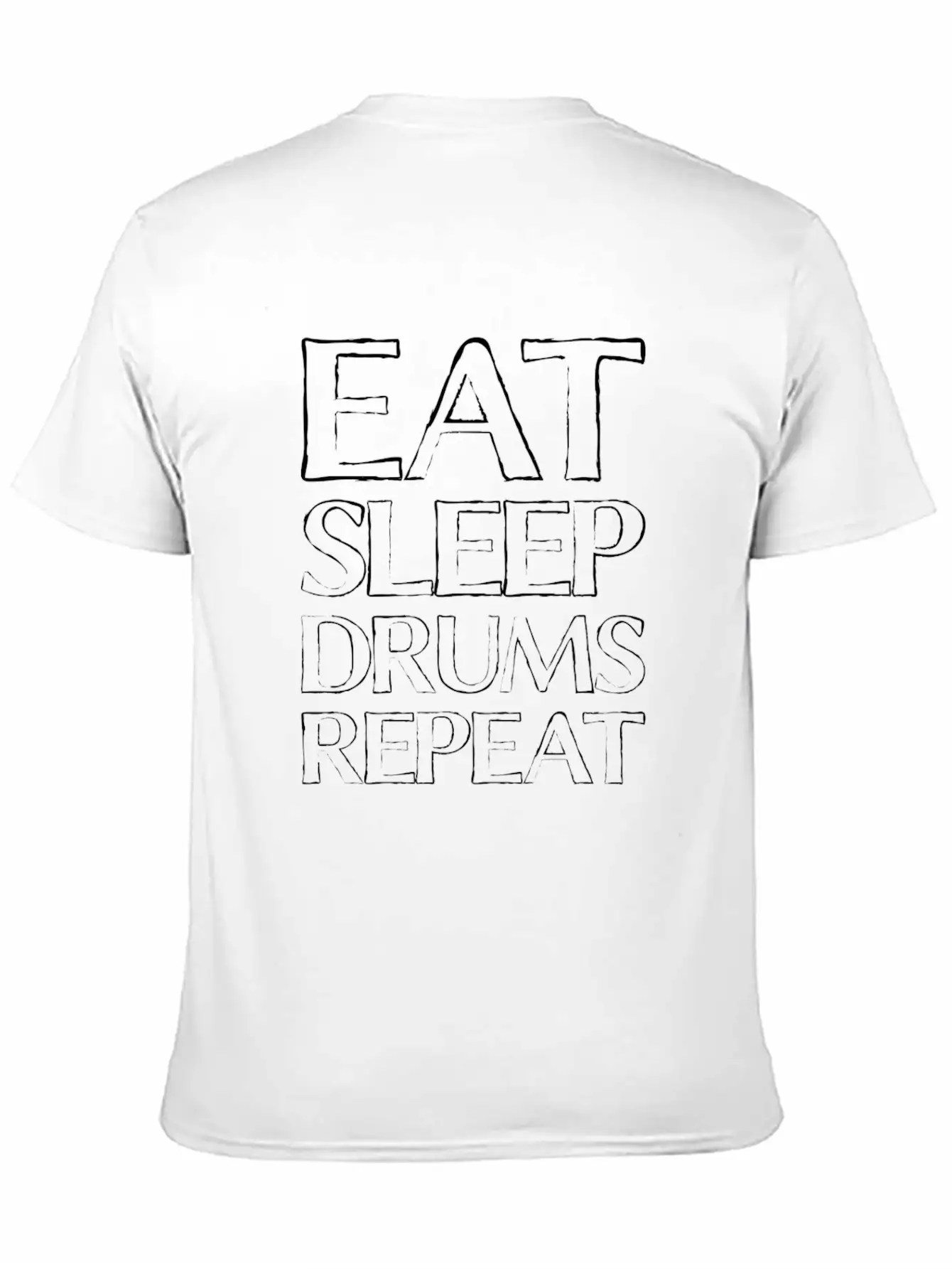 Eat Sleep Drums Stylish Everyday T-Shirt – Unisex Basic Cotton Tee