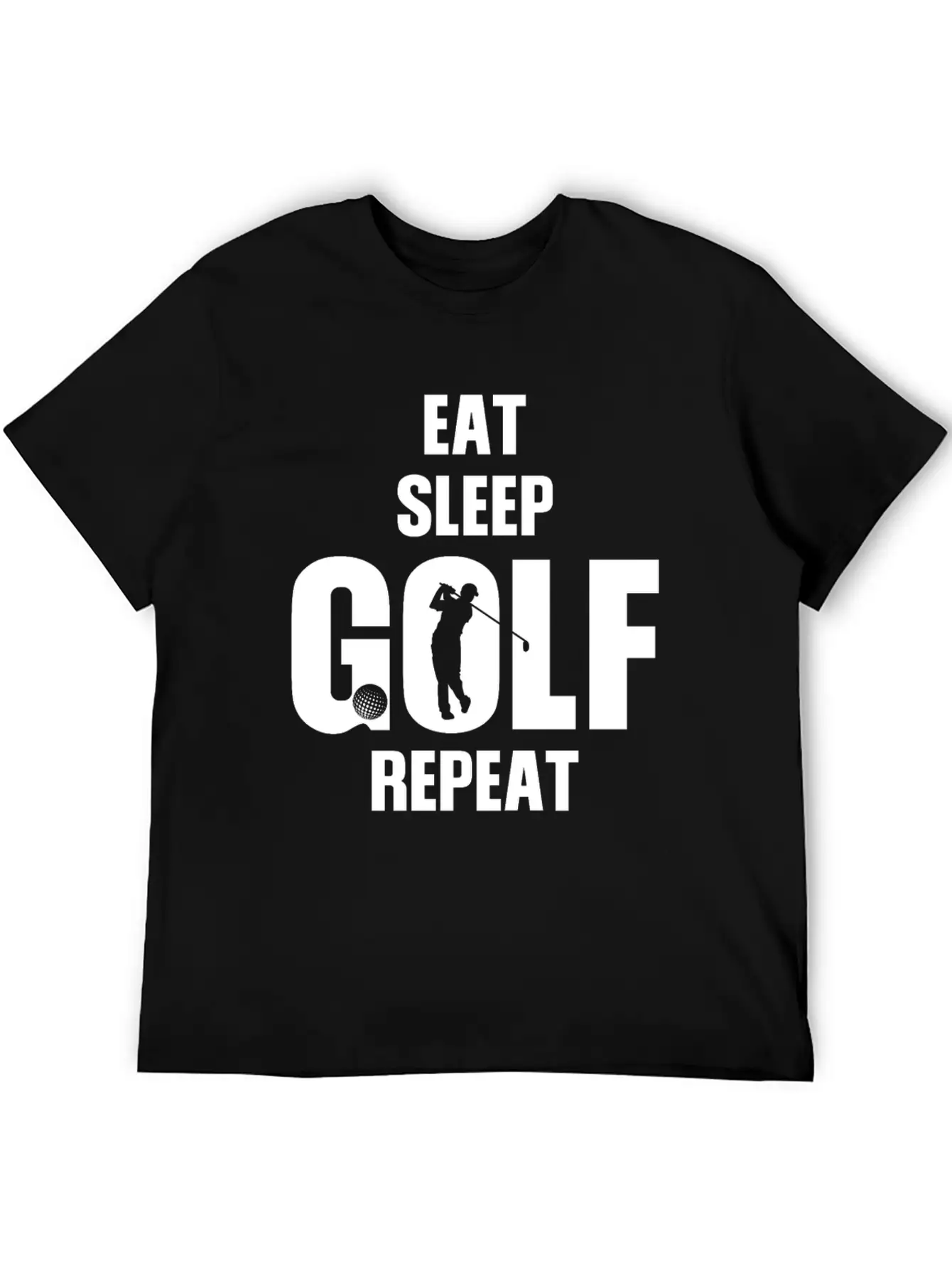 Eat Sleep Golf Repeat T Shirt Classic Cotton Tee – Unisex Comfort For Any Season