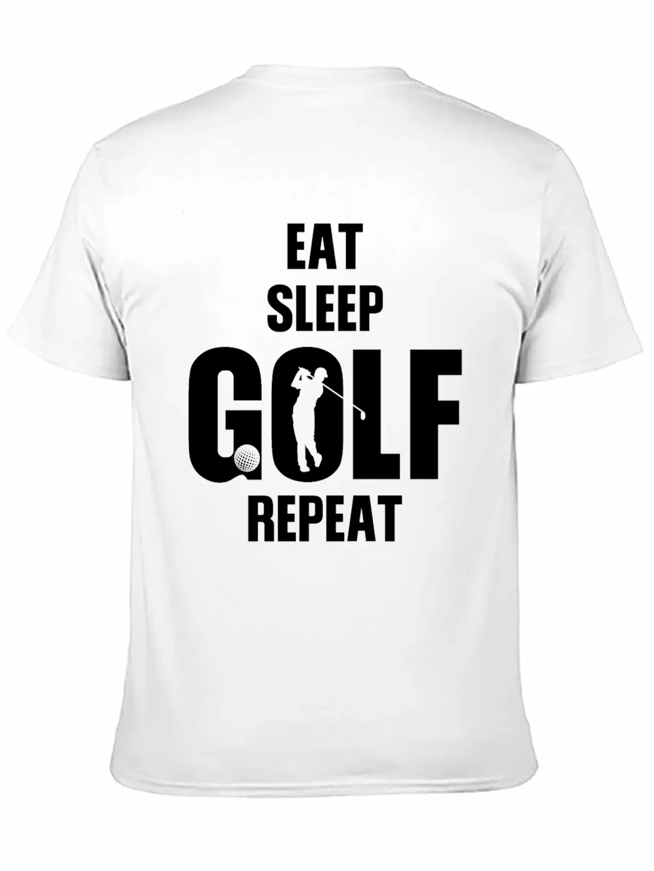 Eat Sleep Golf Repeat T Shirt Classic Cotton Tee – Unisex Comfort For Any Season