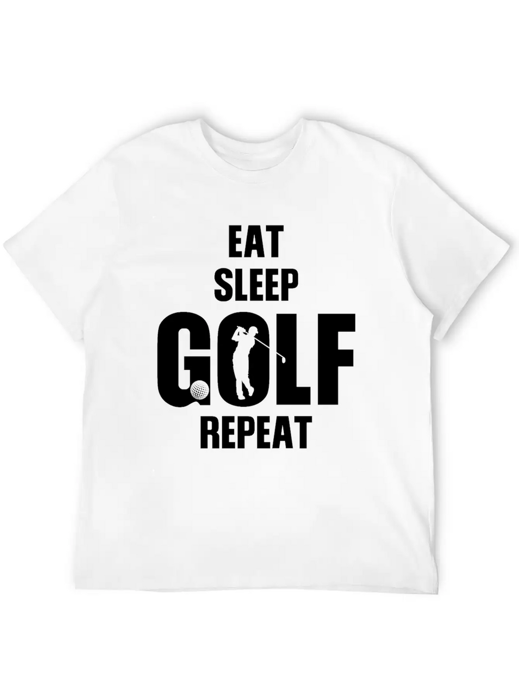 Eat Sleep Golf Repeat T Shirt Classic Cotton Tee – Unisex Comfort For Any Season