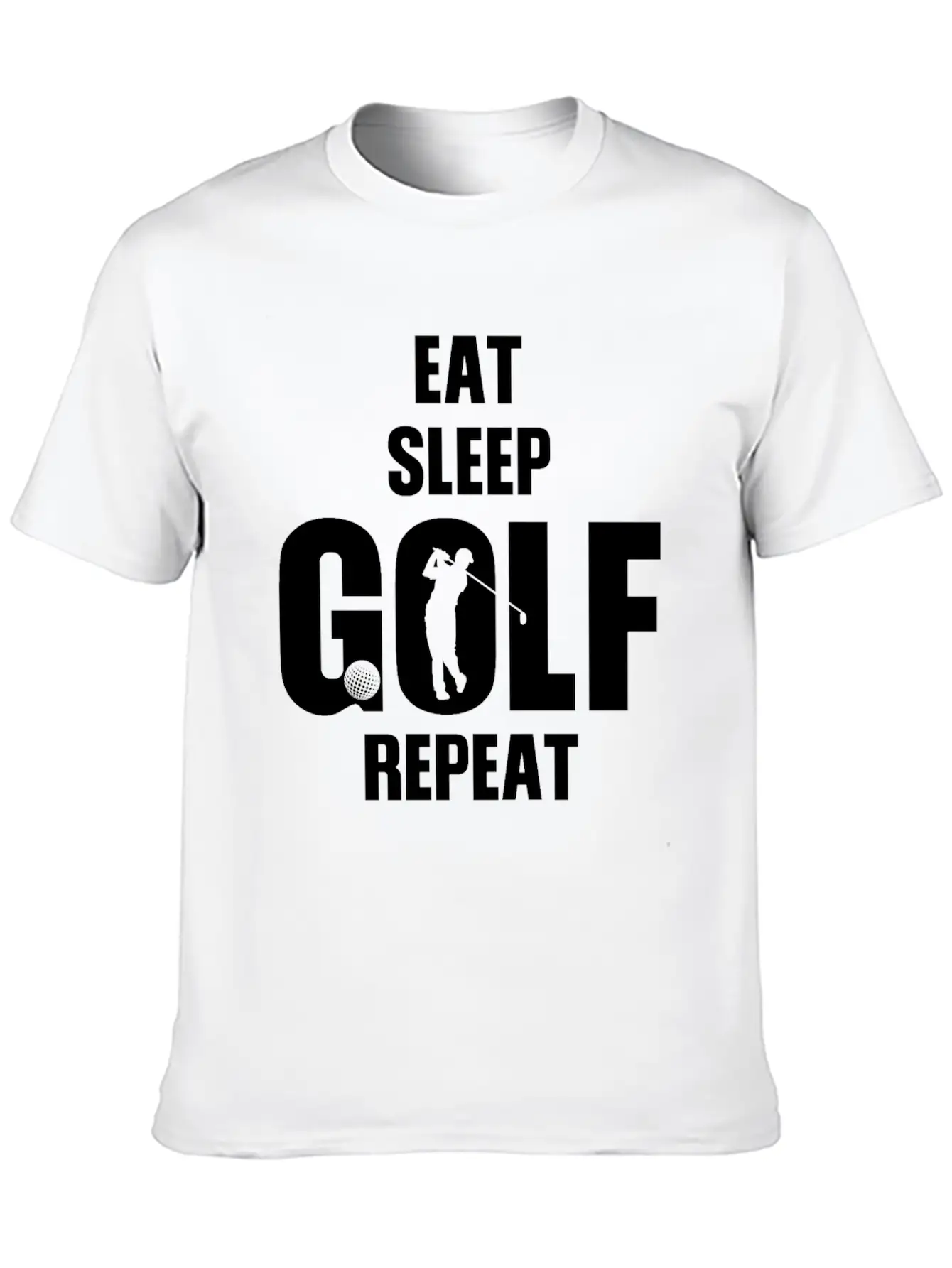 Eat Sleep Golf Repeat T Shirt Classic Cotton Tee – Unisex Comfort For Any Season