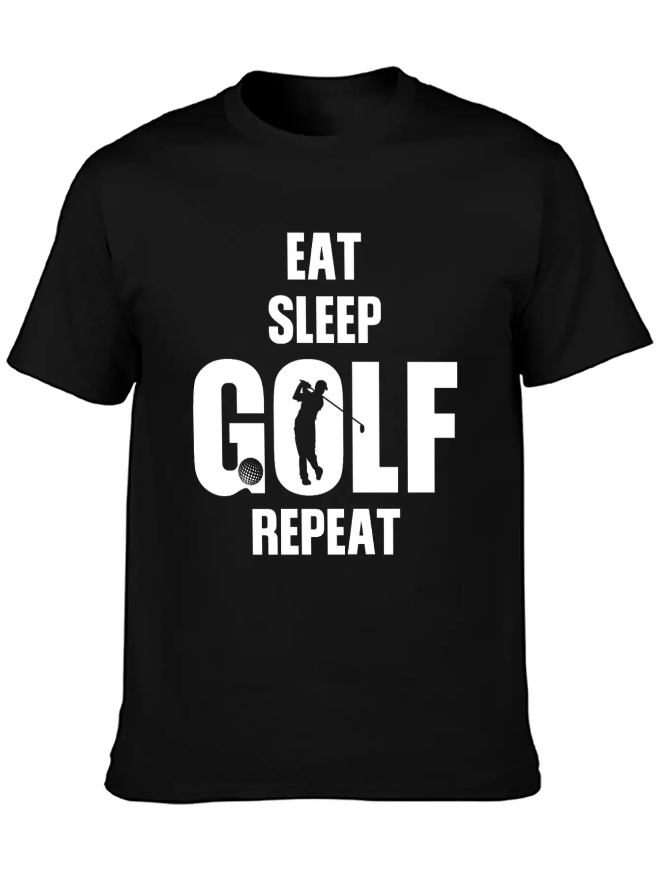 Eat Sleep Golf Repeat T Shirt Classic Cotton Tee – Unisex Comfort For Any Season