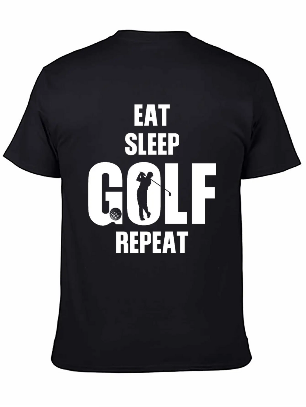 Eat Sleep Golf Repeat T Shirt Classic Cotton Tee – Unisex Comfort For Any Season