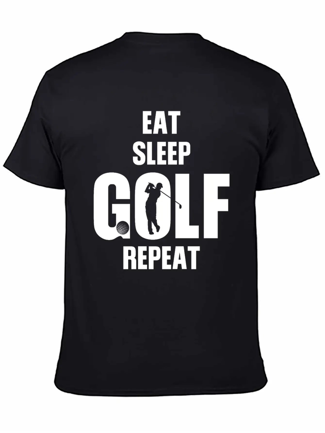 Eat Sleep Golf Repeat T Shirt Classic Cotton Tee – Unisex Comfort For Any Season